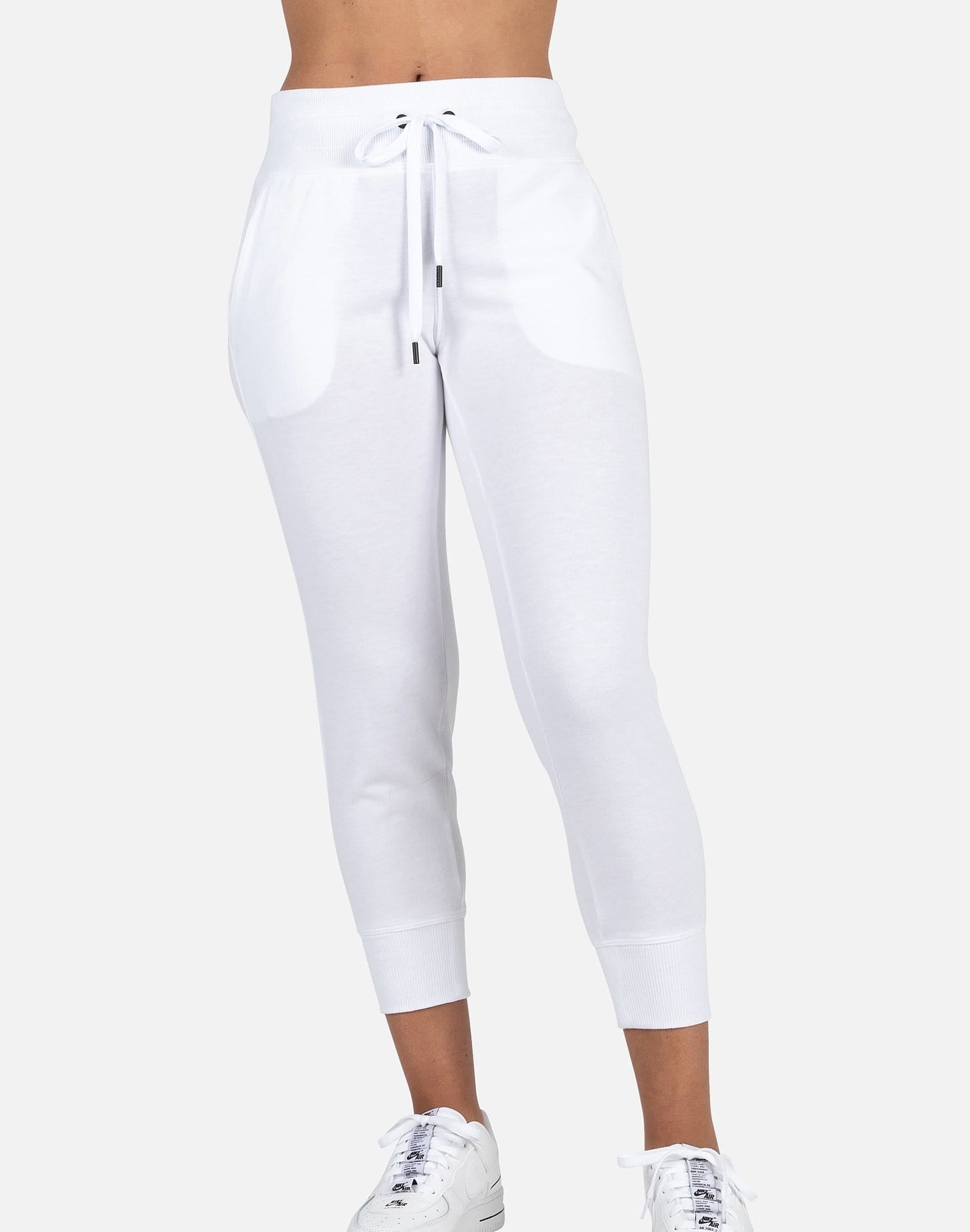 Dkny CROPPED STRIPE LOGO JOGGERS Dkny CROPPED STRIPE LOGO JOGGERS