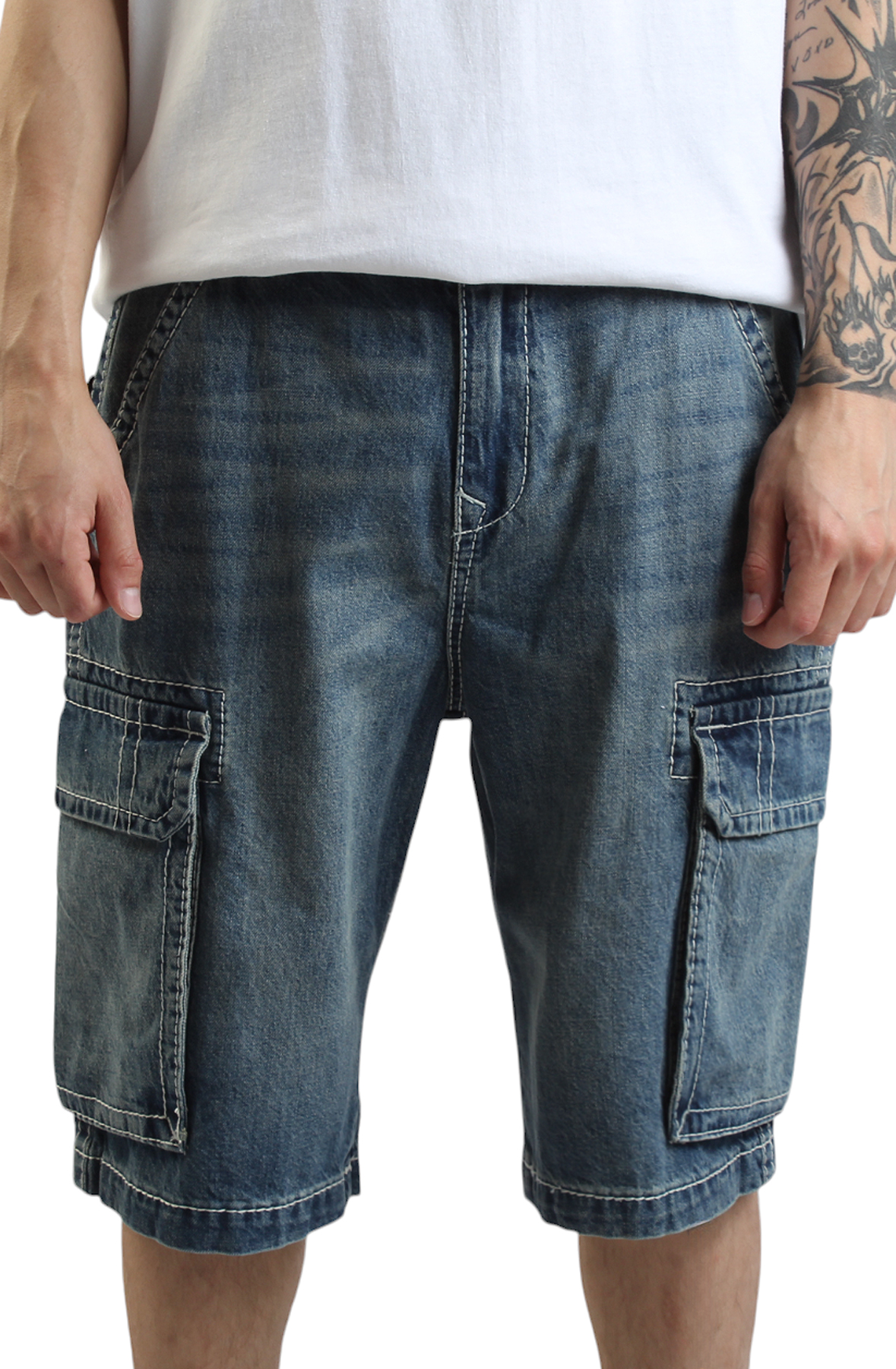 Men Vinny Super T Ultra Loose Cargo Shorts Medium Blue Shorts Medium Blue Men Vinny Super T Ultra Loose Cargo Shorts Medium Blue Shorts Medium Blue