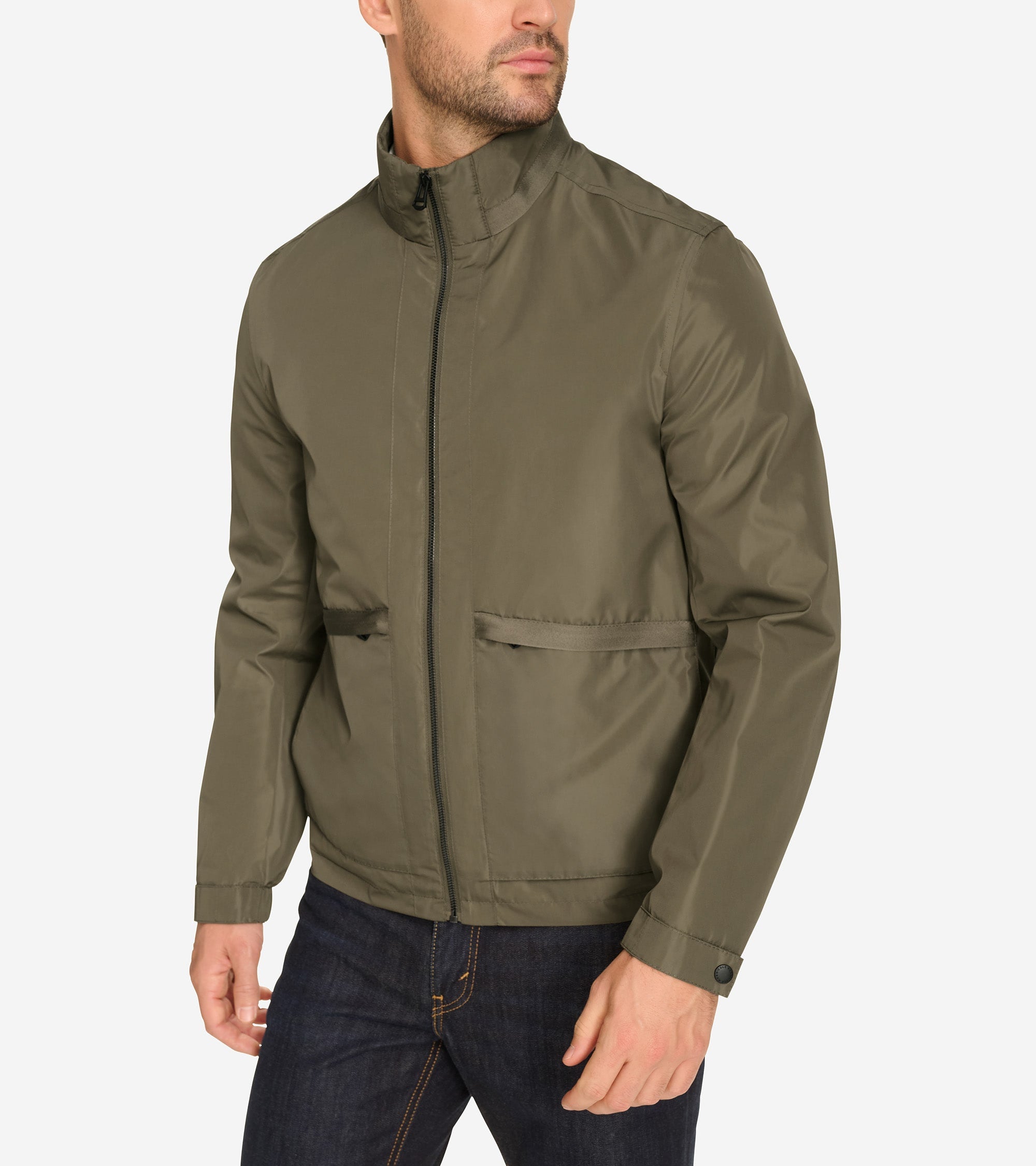 Cole Haan Men’s Packable Windbreaker – Medium Green Size Cole Haan Men’s Packable Windbreaker – Medium Green Size
