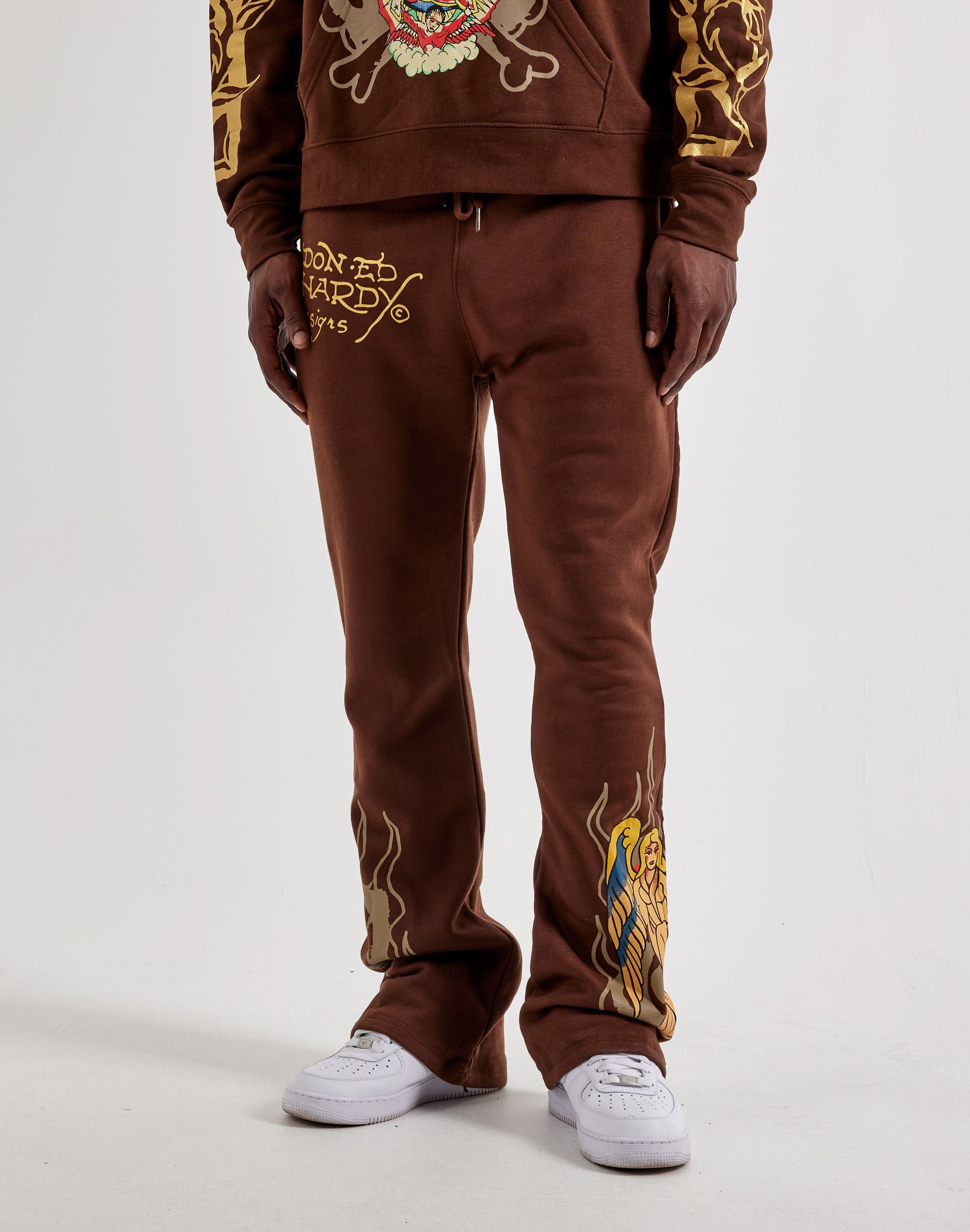 Ed Hardy Bootcut Fleece Sweatpants