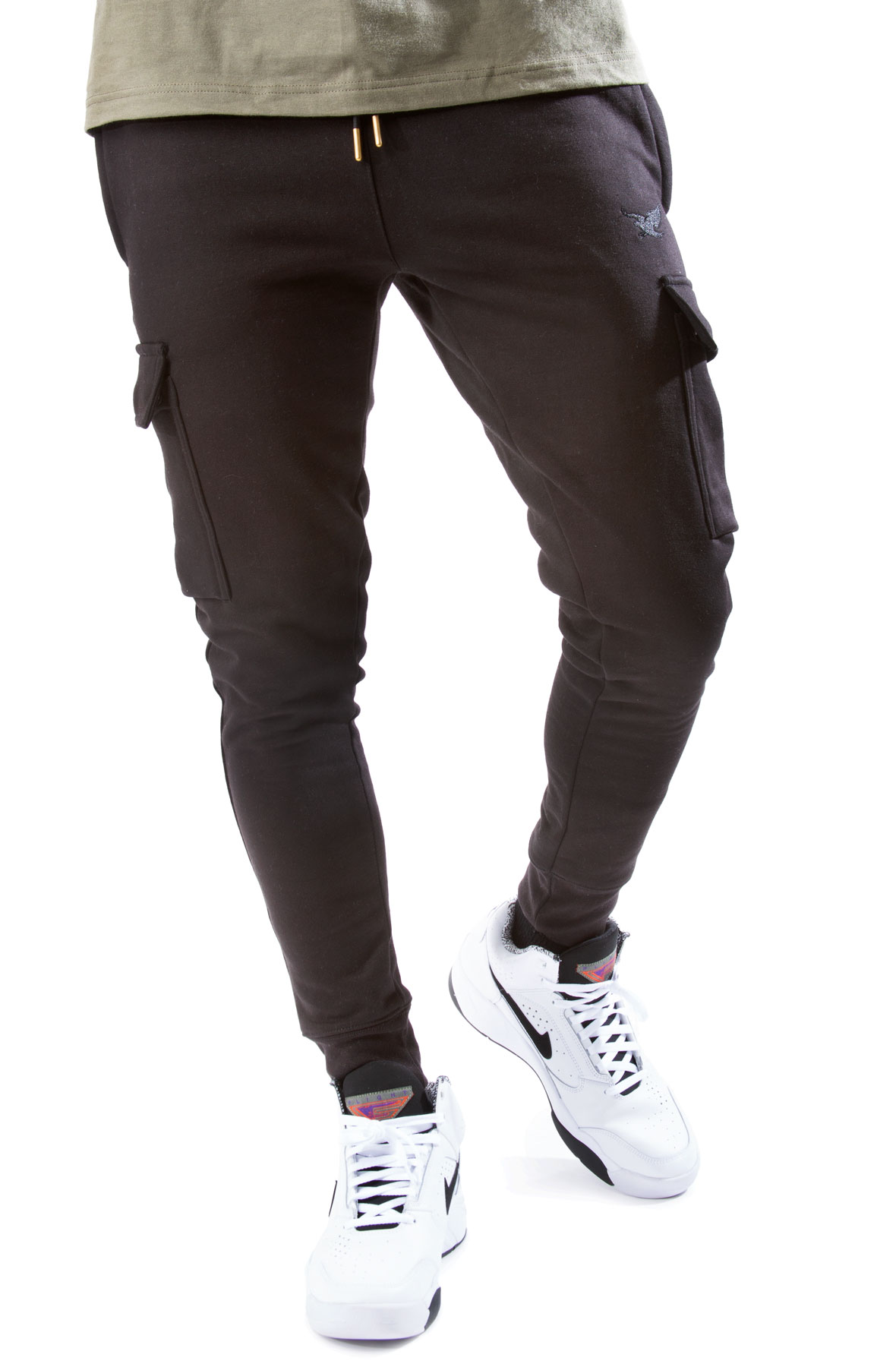 Men Fleece Joggers Black Pants Black Men Fleece Joggers Black Pants Black