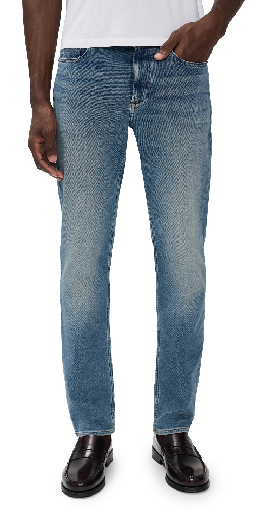 Faherty Stretch Terry Indigo Pocket Jeans Indigo Ocean Wash X Faherty Stretch Terry Indigo Pocket Jeans Indigo Ocean Wash X