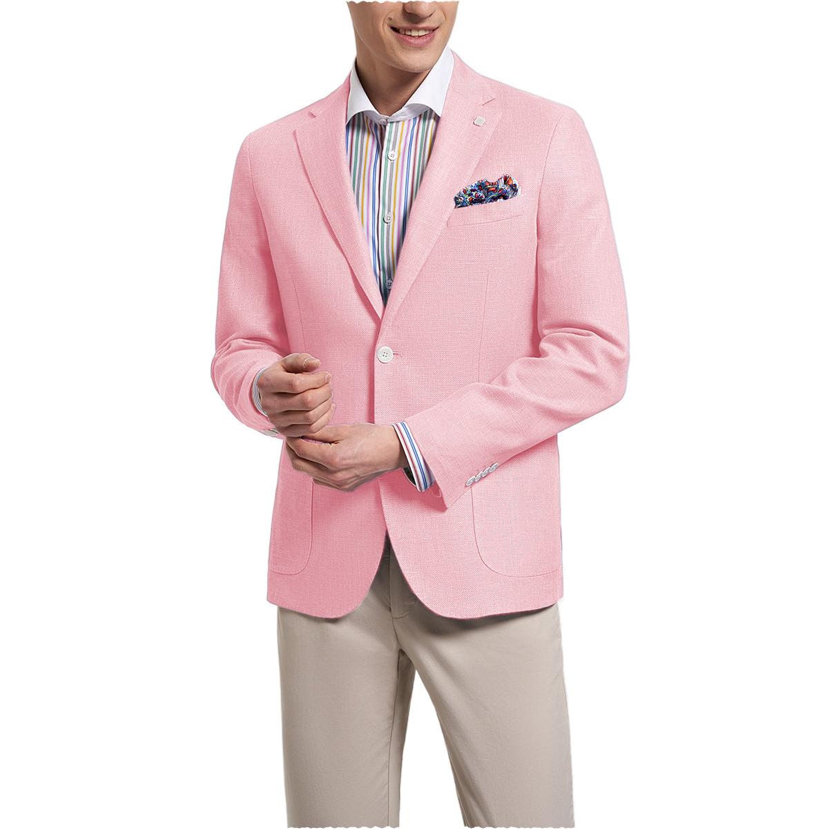 Menseventwear Fashion Men’s Slim Fit Notch Lapel Flat Blazer Menseventwear Fashion Men’s Slim Fit Notch Lapel Flat Blazer