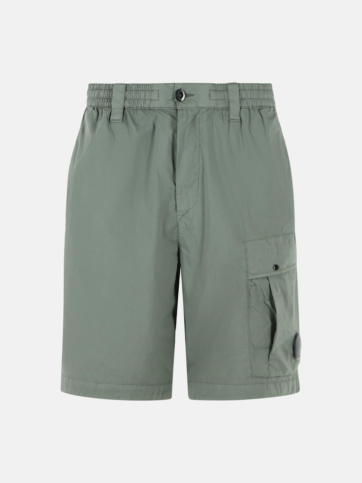 C.P. COMPANY Green Cotton Shorts C.P. COMPANY Green Cotton Shorts