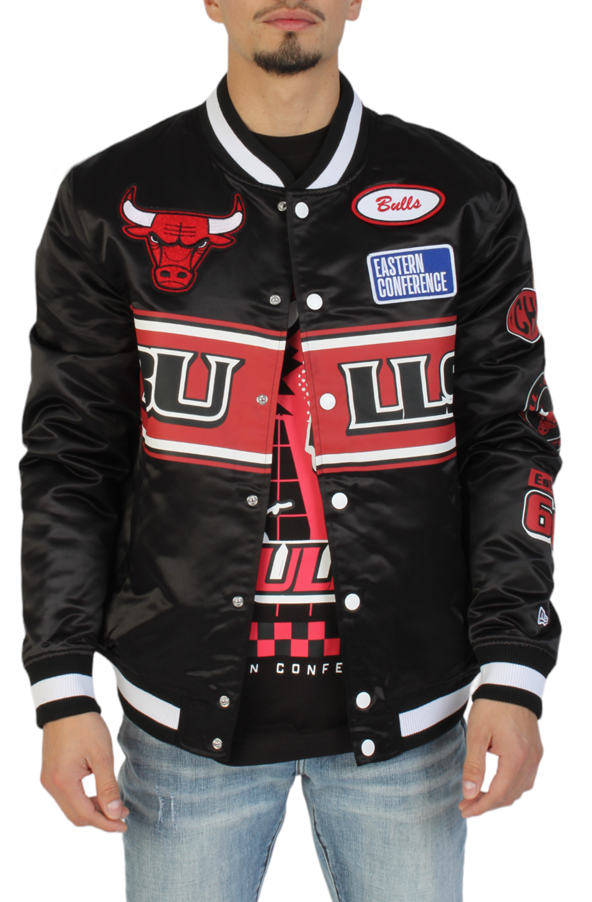 Men Chicago Bulls All-Star game Jacket BlackWhite Jackets L BlackWhite Men Chicago Bulls All-Star game Jacket BlackWhite Jackets L BlackWhite