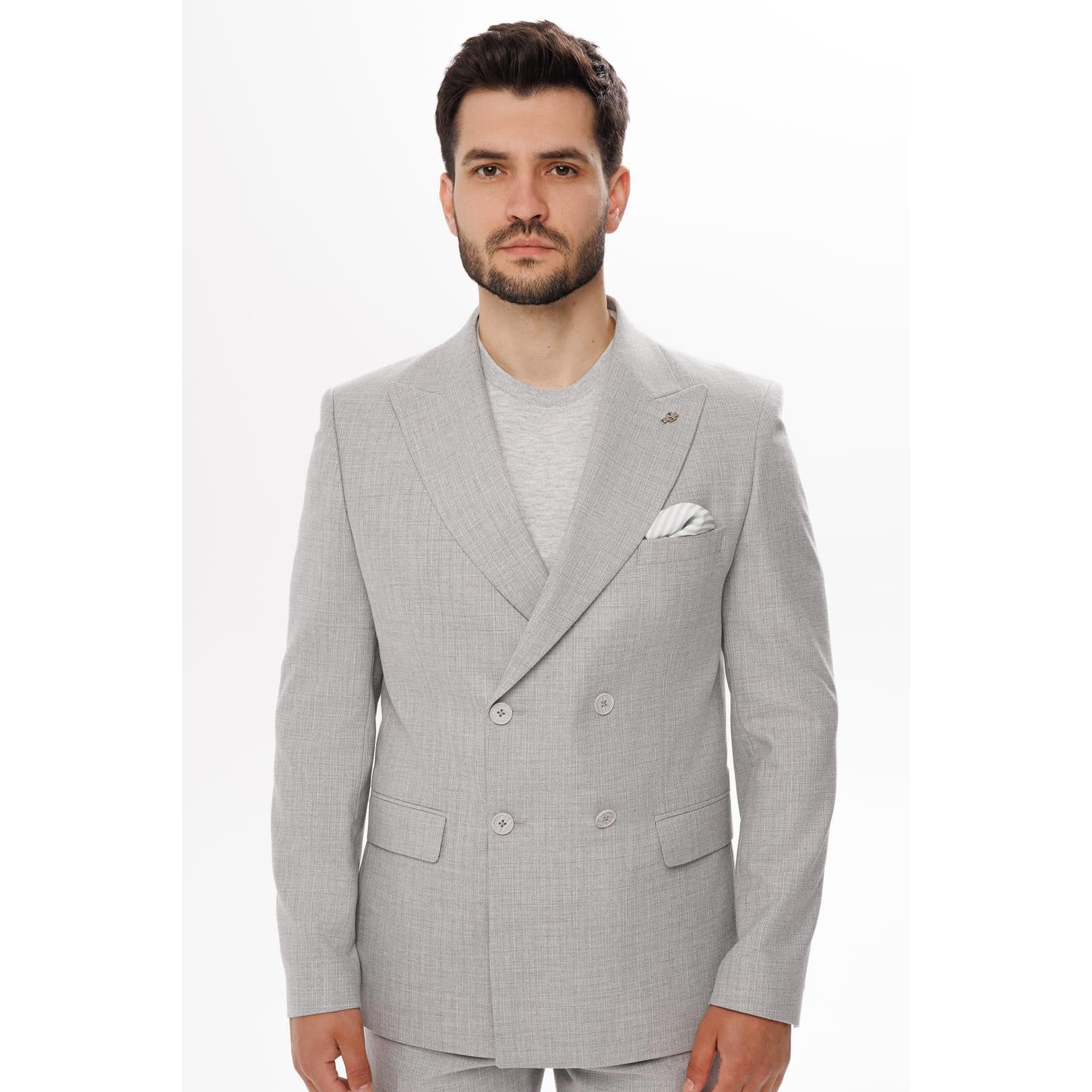 Formal Pieces Mens Suit Flat Peak Lapel Tuxedos For Wedding Blazer+Pants Formal Pieces Mens Suit Flat Peak Lapel Tuxedos For Wedding Blazer+Pants