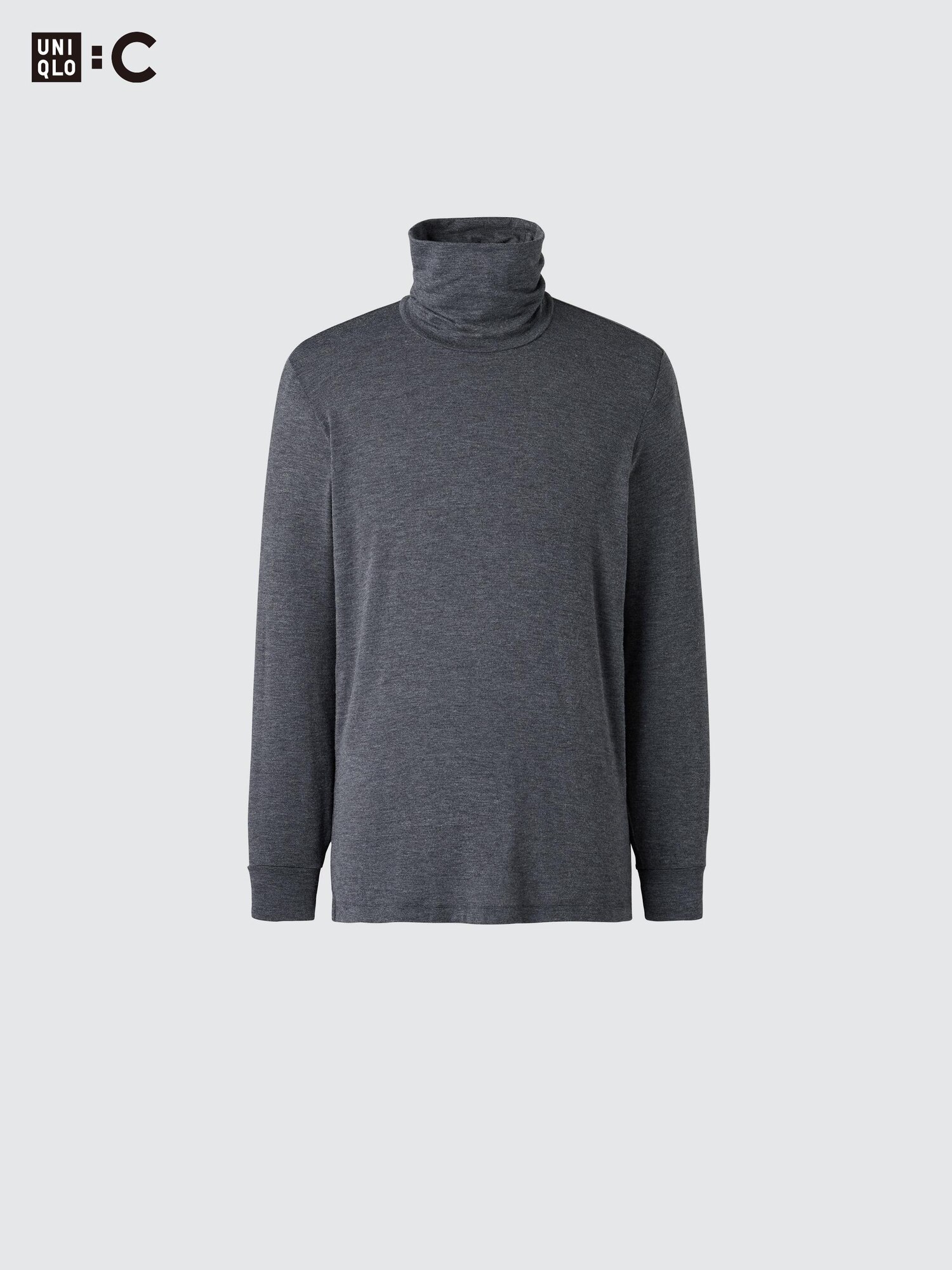 UNIQLO Men’s HEATTECH Extra Warm Cashmere Blend Turtleneck, Gray UNIQLO Men’s HEATTECH Extra Warm Cashmere Blend Turtleneck, Gray