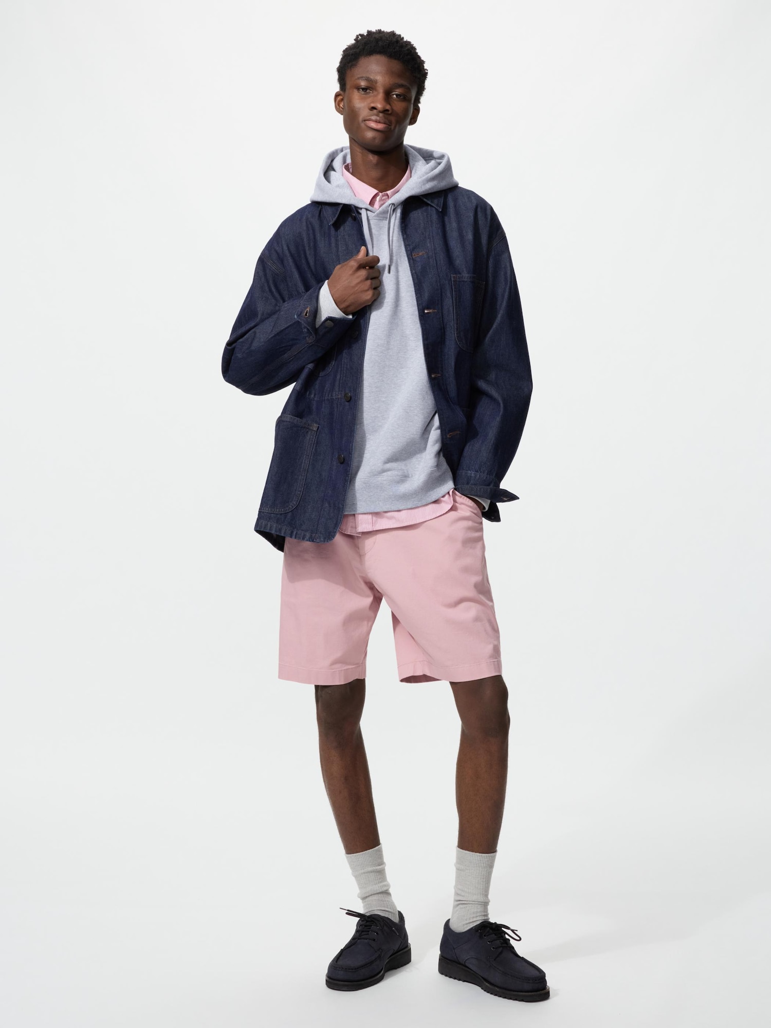 UNIQLO Men’s Stretch Easy Shorts “, Pink UNIQLO Men’s Stretch Easy Shorts “, Pink