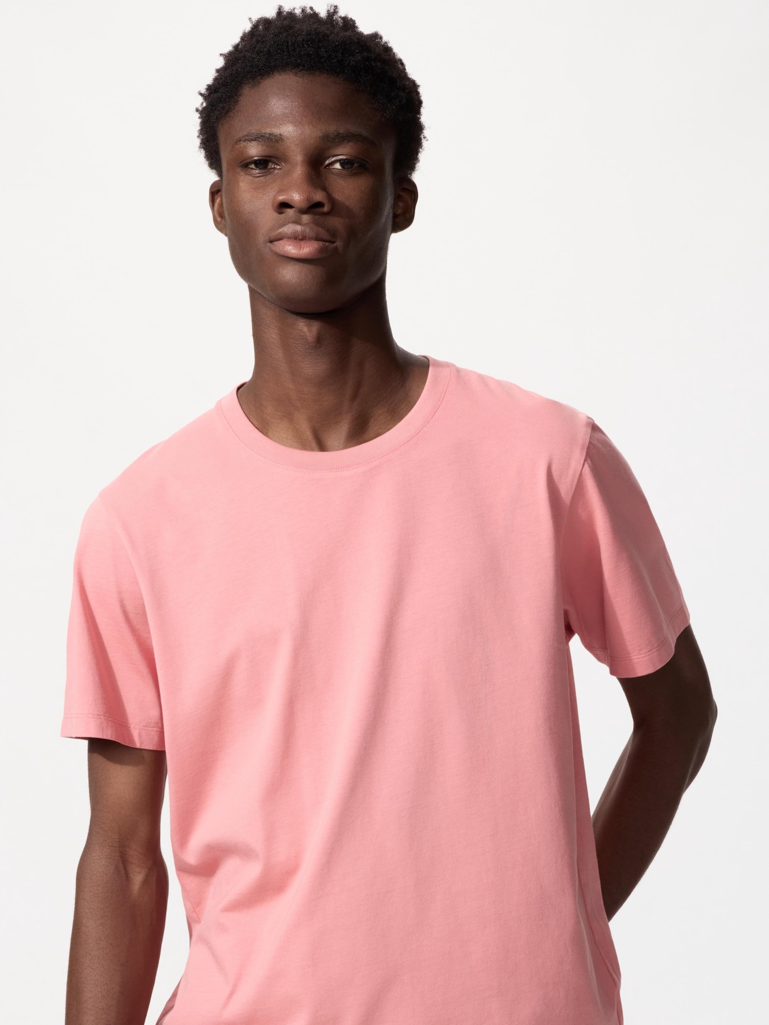 UNIQLO Men’s SUPIMA Cotton Shirt, Pink UNIQLO Men’s SUPIMA Cotton Shirt, Pink