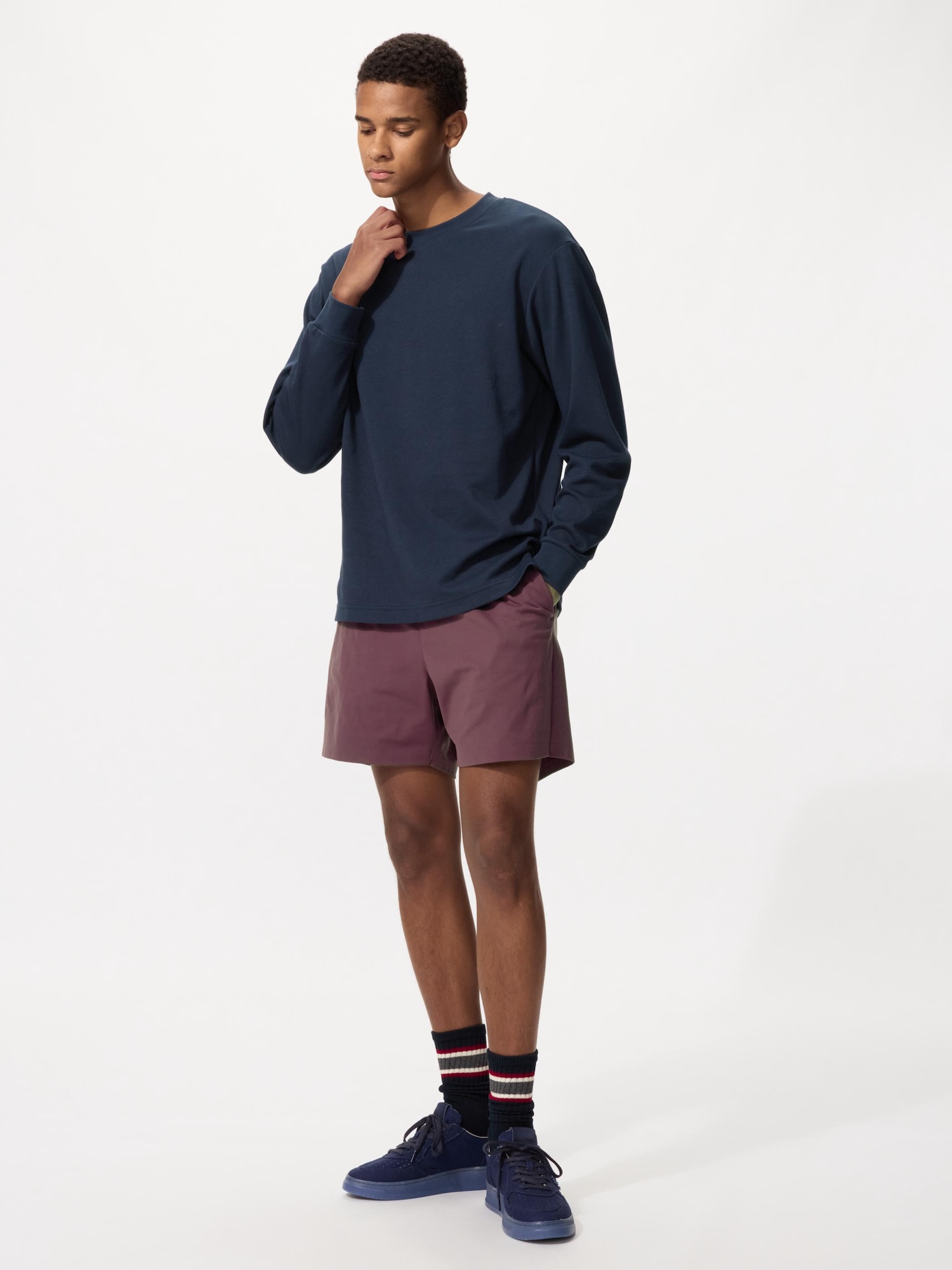 UNIQLO Men’s Ultra Stretch Active Shorts “, Wine