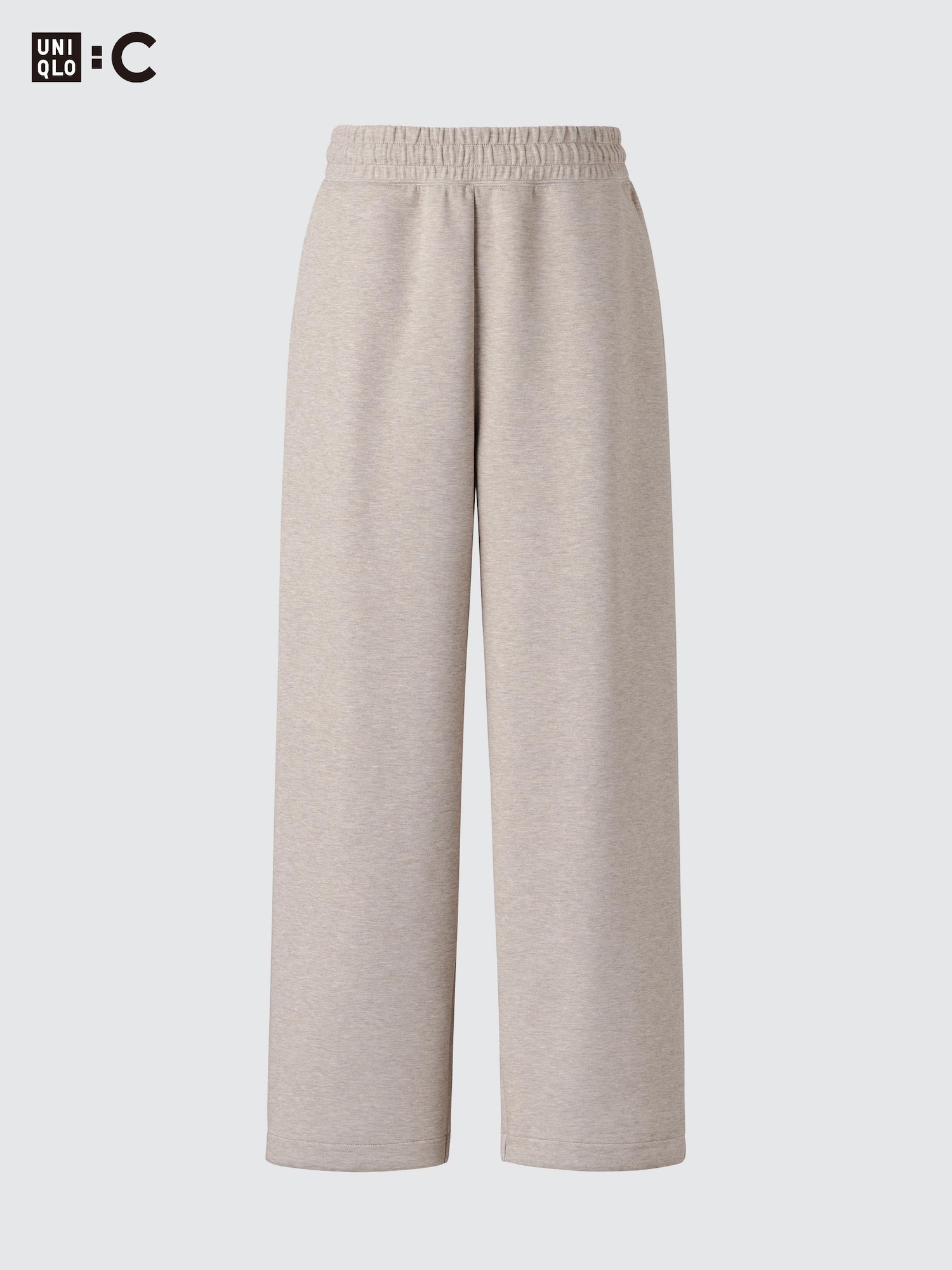UNIQLO Men’s Wide Sweatpants, Beige
