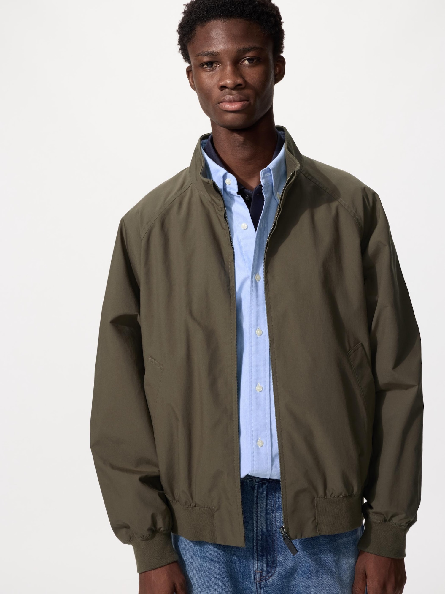 UNIQLO Men’s Harrington Jacket, Olive, Medium UNIQLO Men’s Harrington Jacket, Olive, Medium
