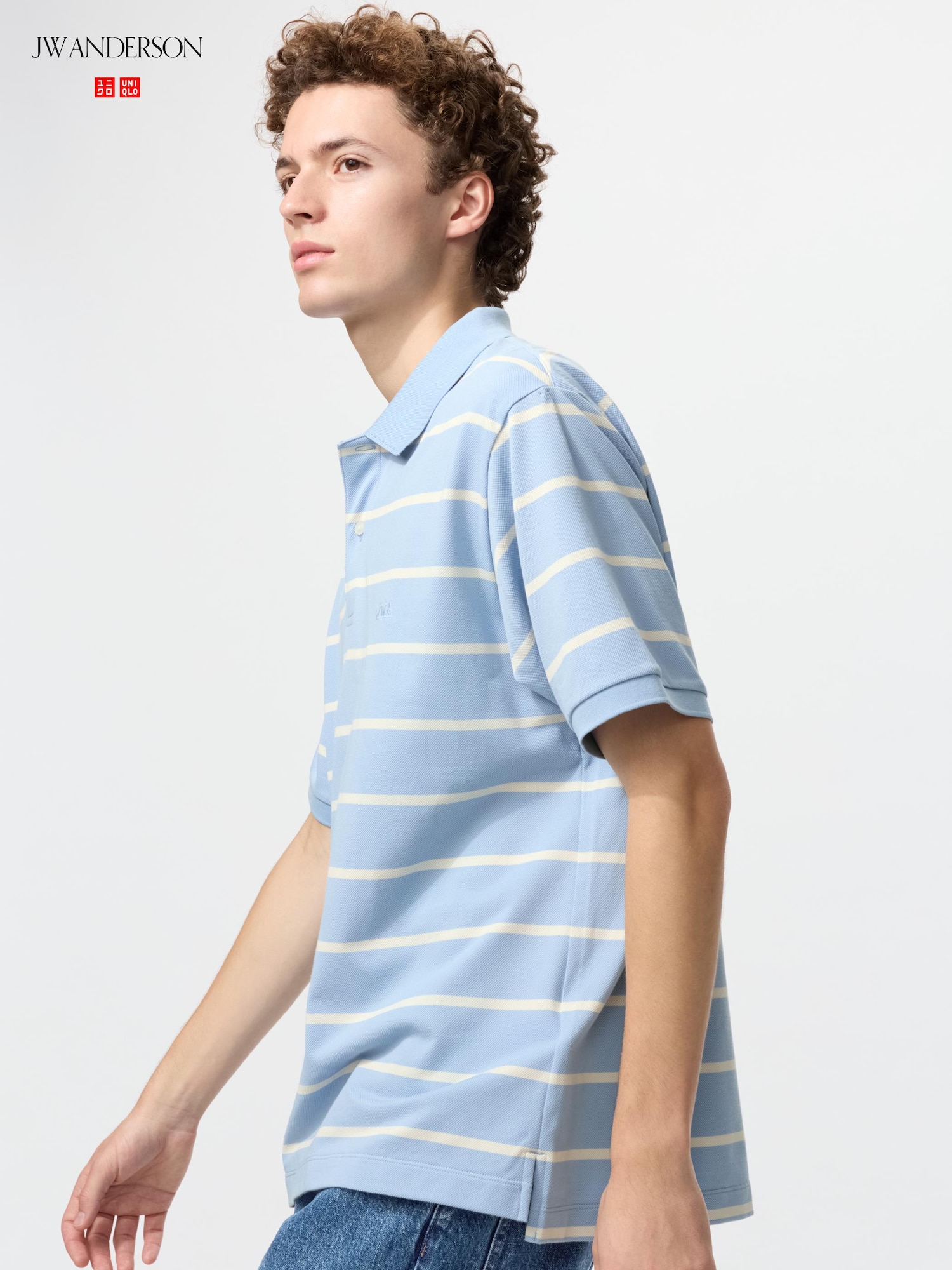 UNIQLO Men’s DRY Pique Striped Polo Shirt Wide Stripe with Quick-Drying, Blue, Medium UNIQLO Men’s DRY Pique Striped Polo Shirt Wide Stripe with Quick-Drying, Blue, Medium
