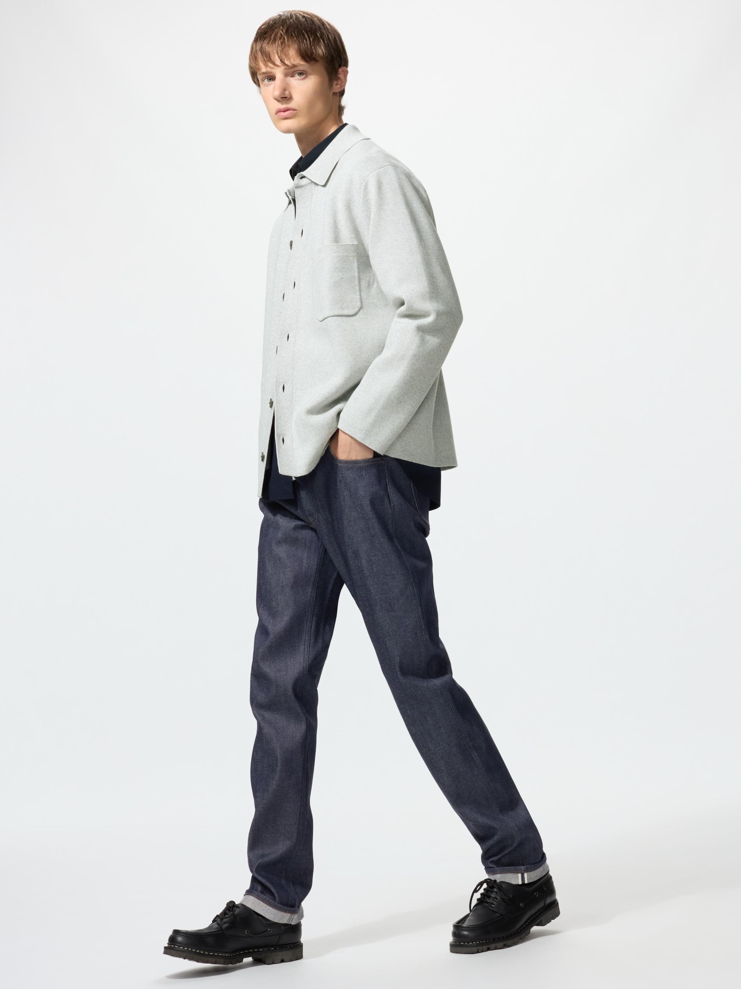 UNIQLO Men’s Slim Straight Jeans Tall, Navy, UNIQLO Men’s Slim Straight Jeans Tall, Navy,