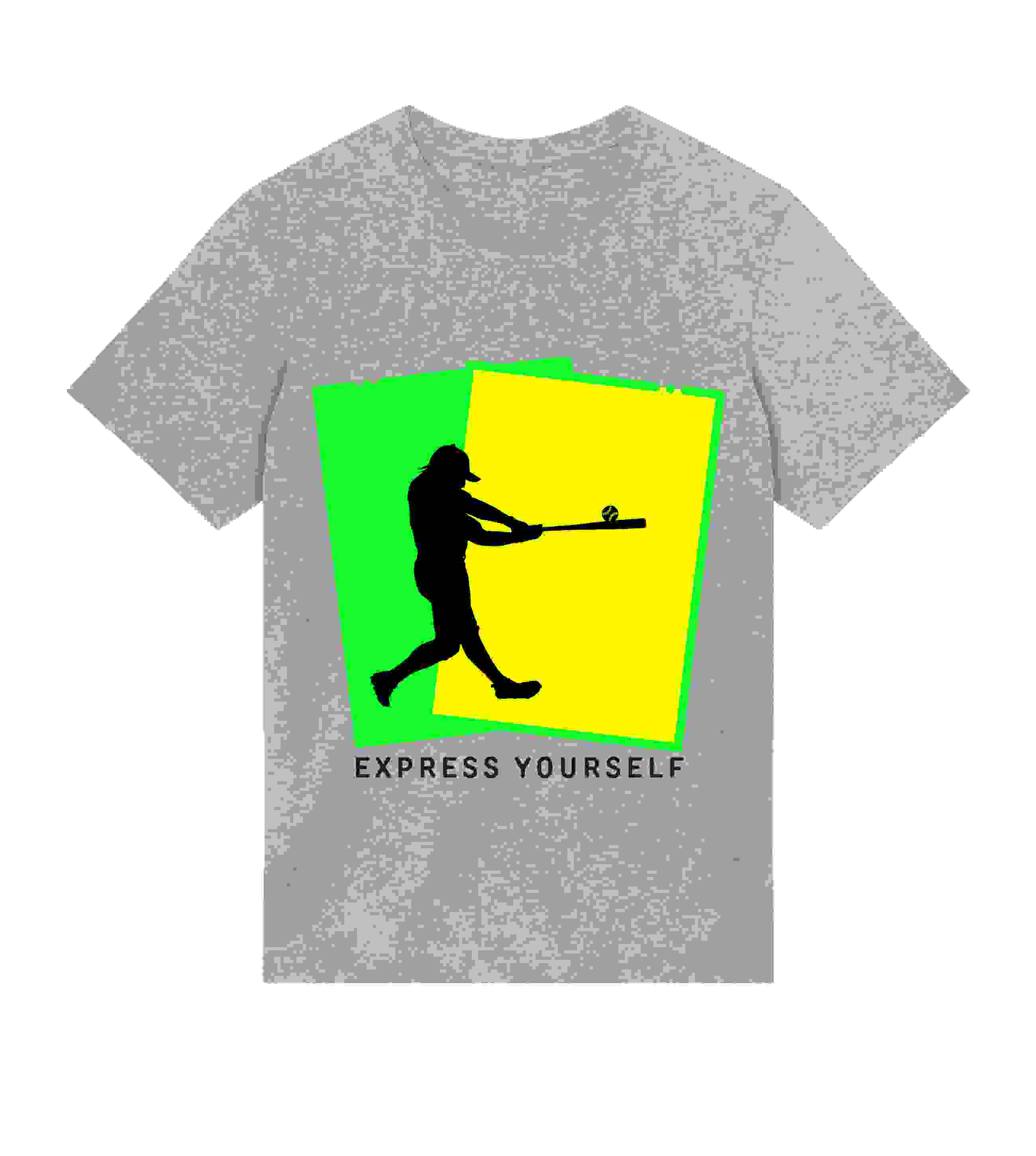 Bold Baseball Silhouette – Men’s Regular Shirt – Grey melange X men Bold Baseball Silhouette – Men’s Regular Shirt – Grey melange X men