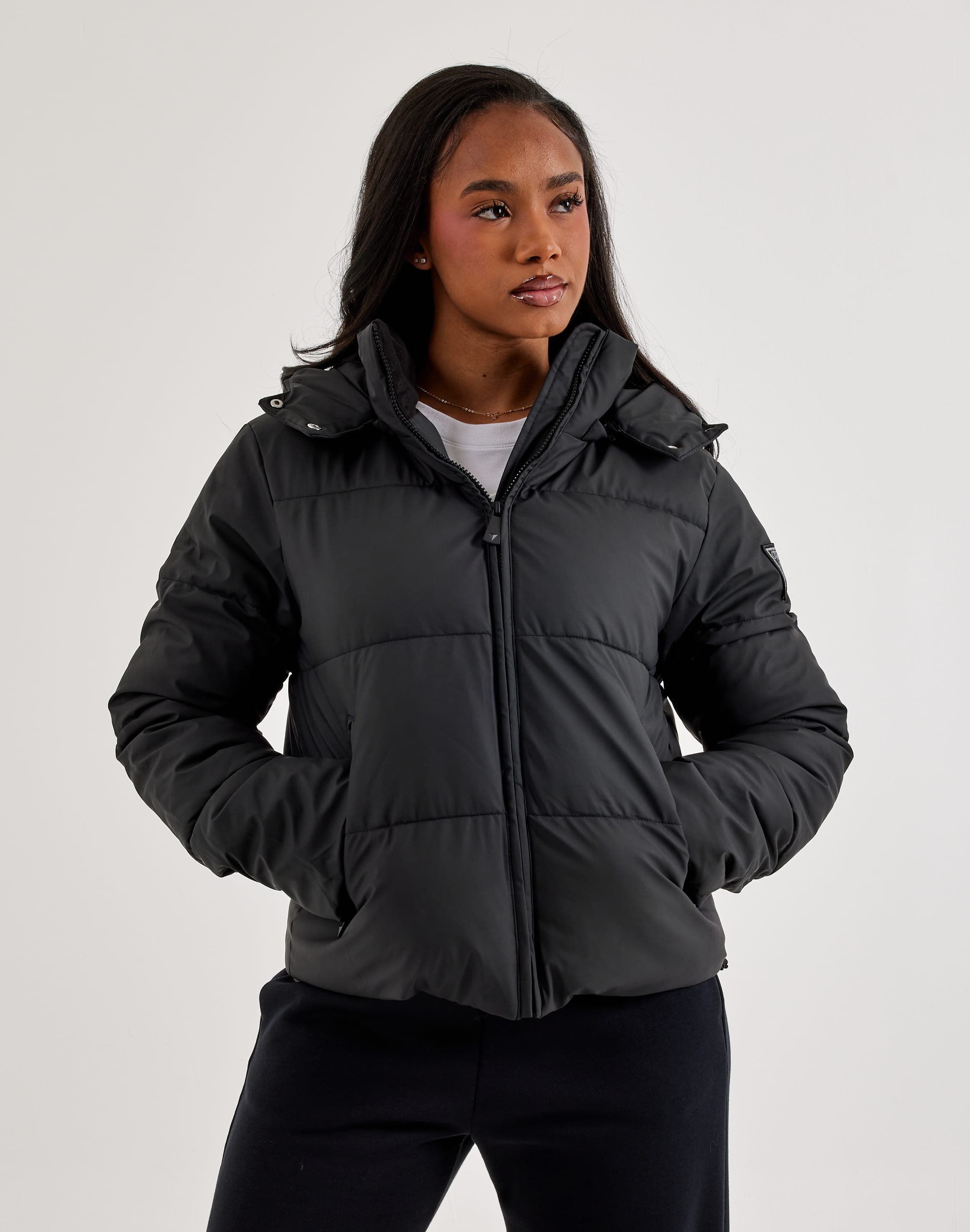 Guess Essie Gummy Hooded Puffer Jacket Guess Essie Gummy Hooded Puffer Jacket