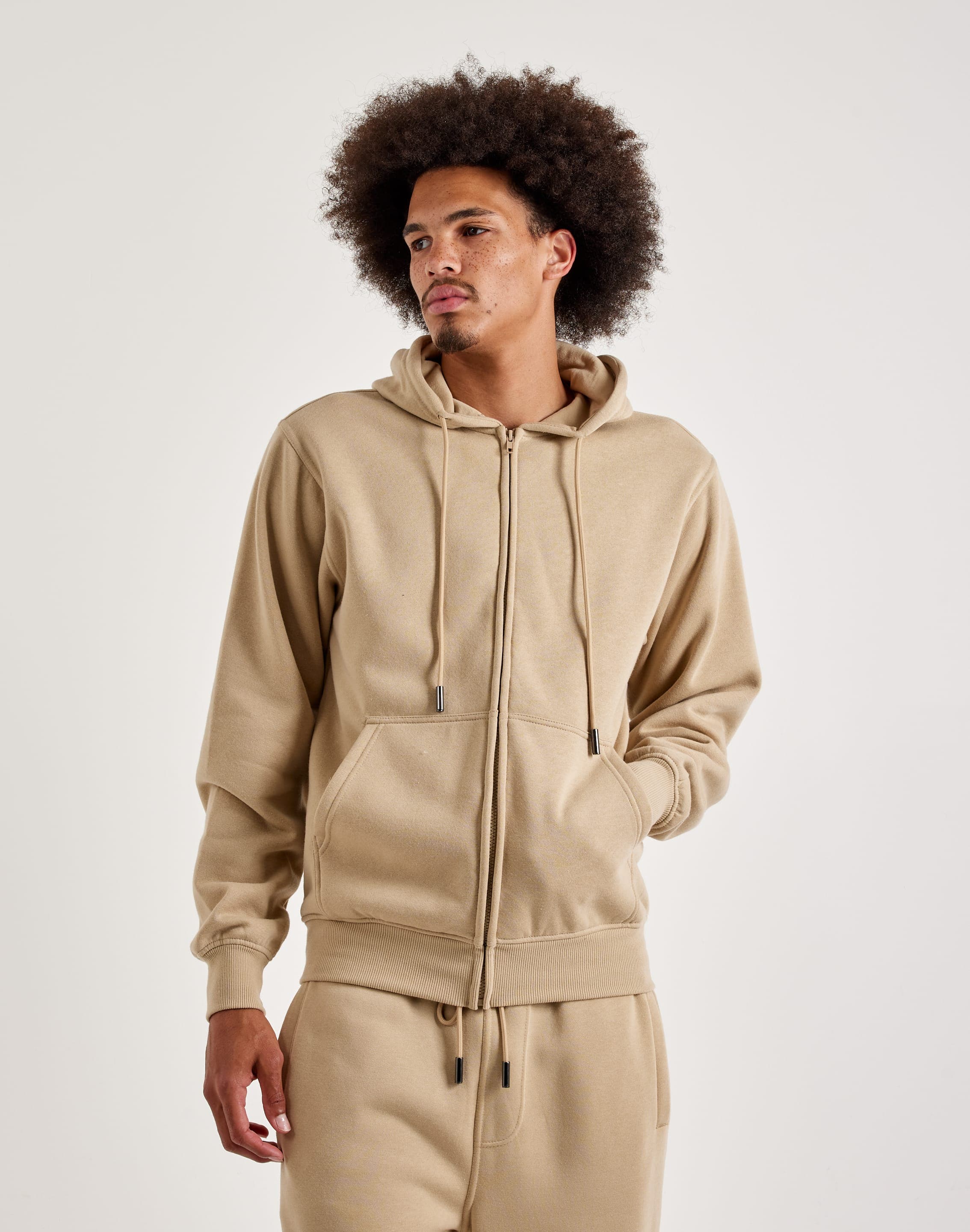 DH Essentials Basic Full-Zip Fleece Hoodie DH Essentials Basic Full-Zip Fleece Hoodie
