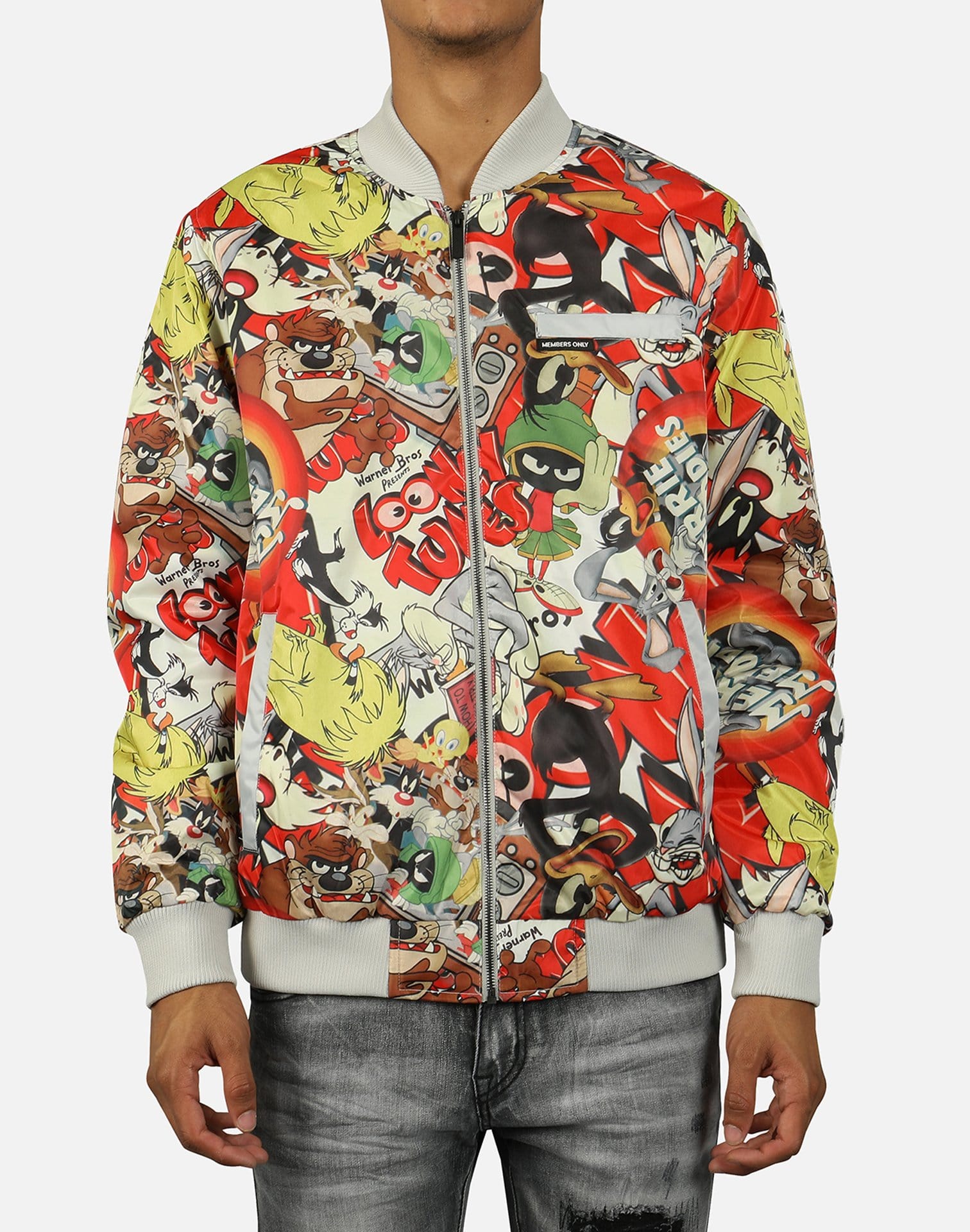 Members Only LOONEY TUNES BOMBER JACKET Members Only LOONEY TUNES BOMBER JACKET