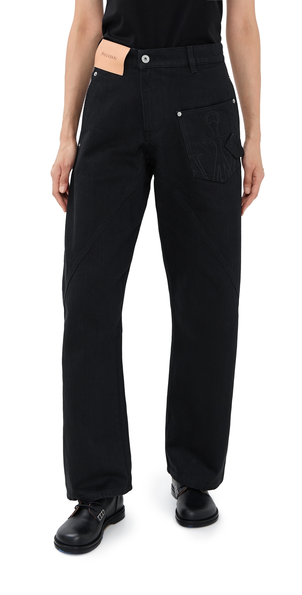 JW Anderson Twisted Workwear Jeans Black JW Anderson Twisted Workwear Jeans Black