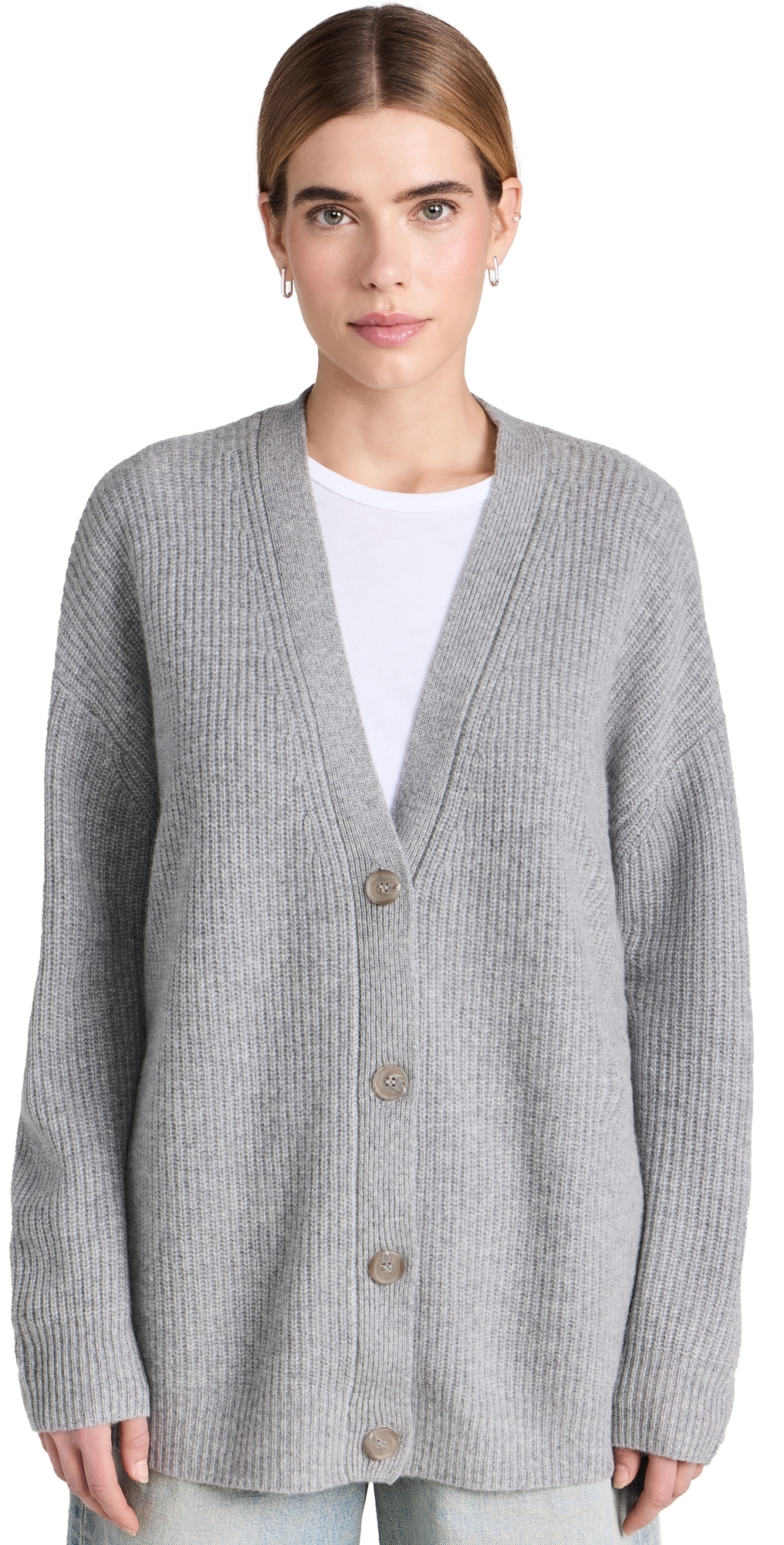 Jenni Kayne Cashmere Cocoon Cardigan Heather Grey X Jenni Kayne Cashmere Cocoon Cardigan Heather Grey X