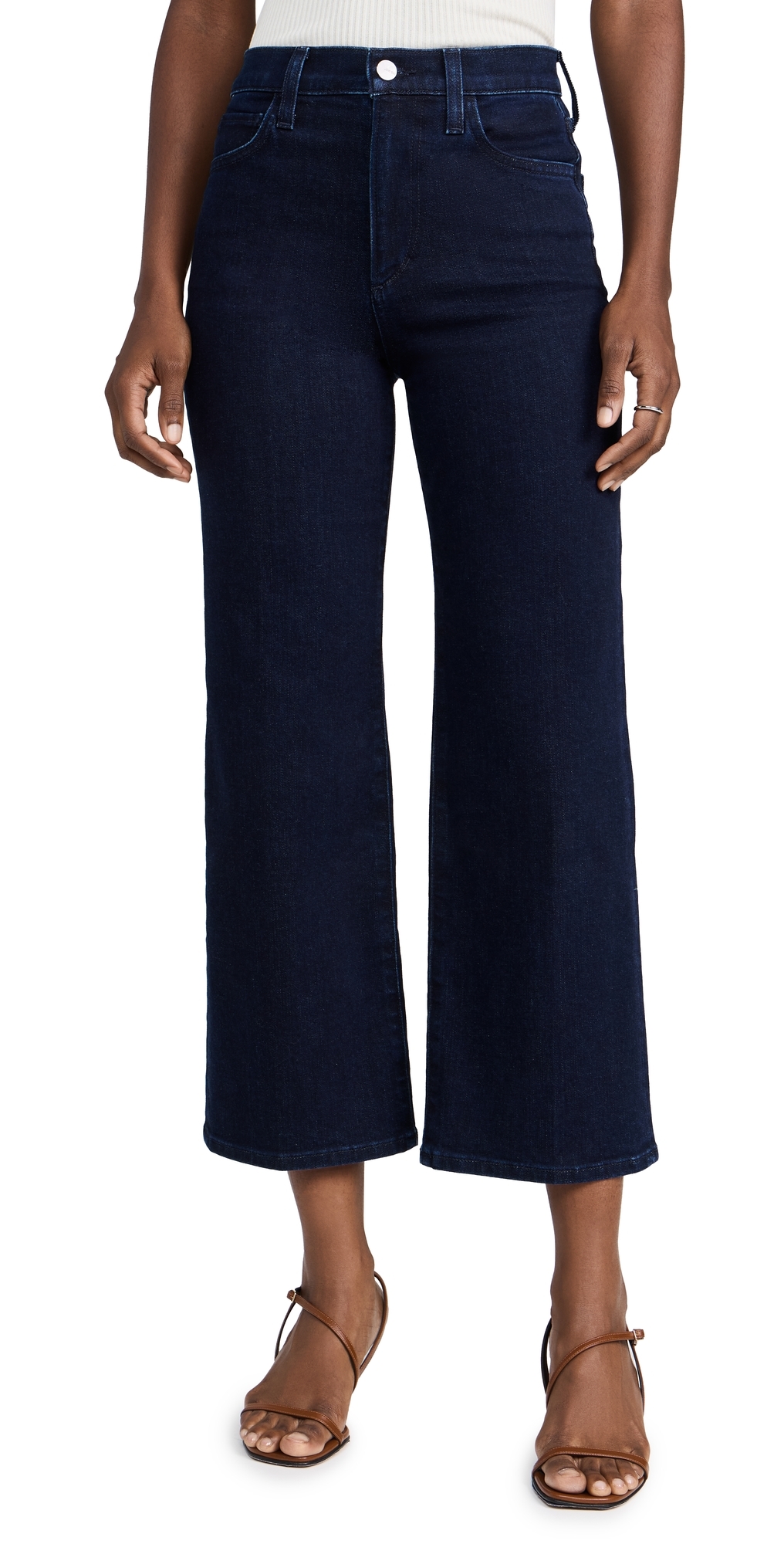 Joe’s Jeans The Blake Cropped Wide Leg Jeans Dont Worry