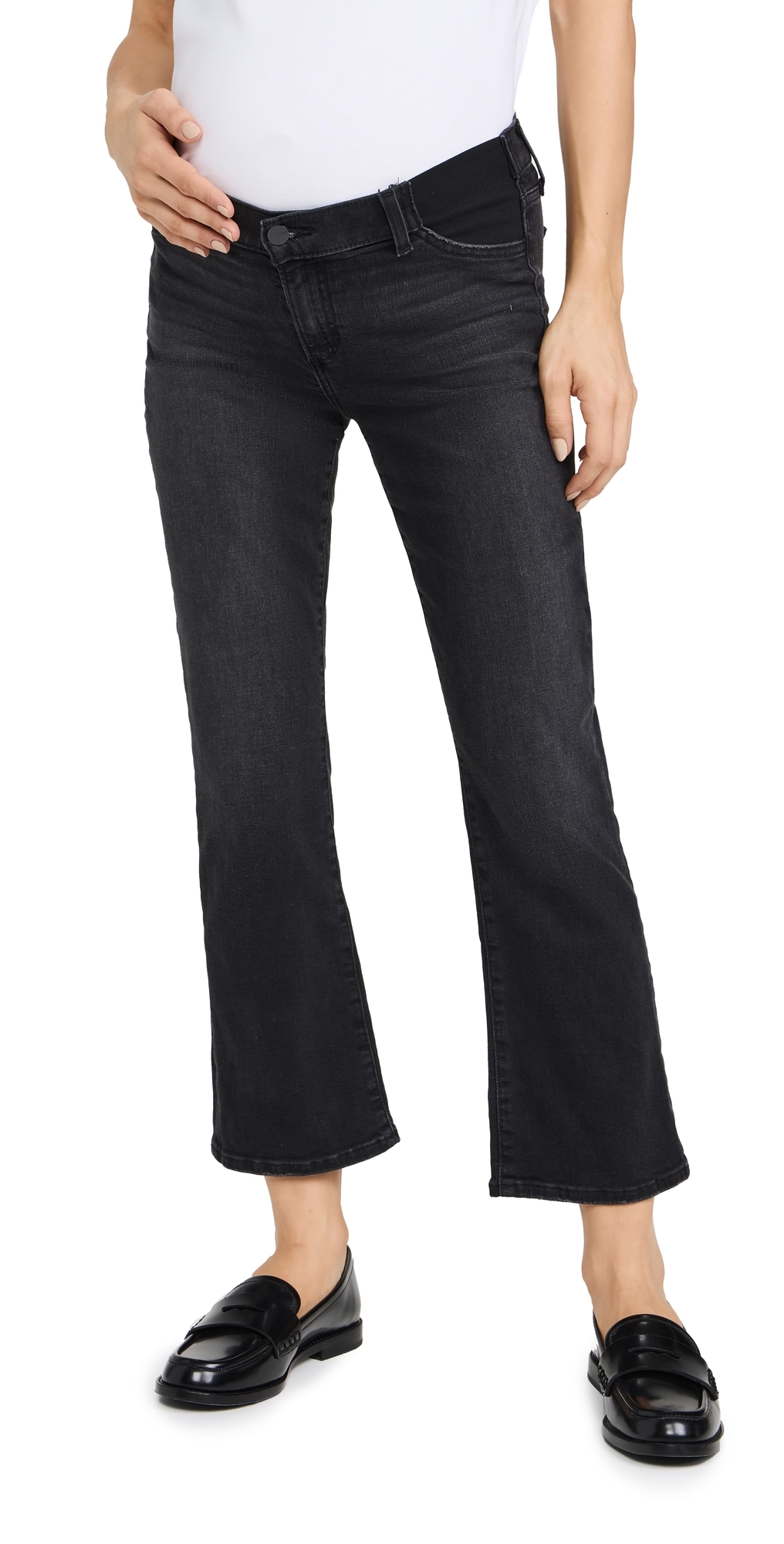 Joe’s Jeans The Icon Crop Bootcut Maternity Jeans Delphine
