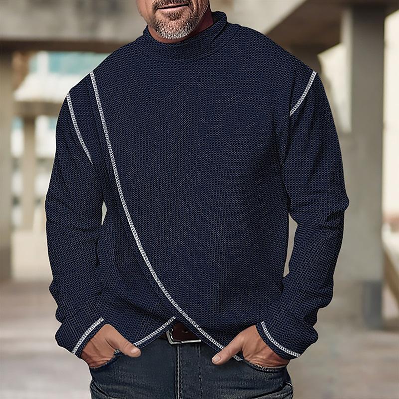 Men’s Turtleneck Long Sleeve Pullover T Men’s Turtleneck Long Sleeve Pullover T