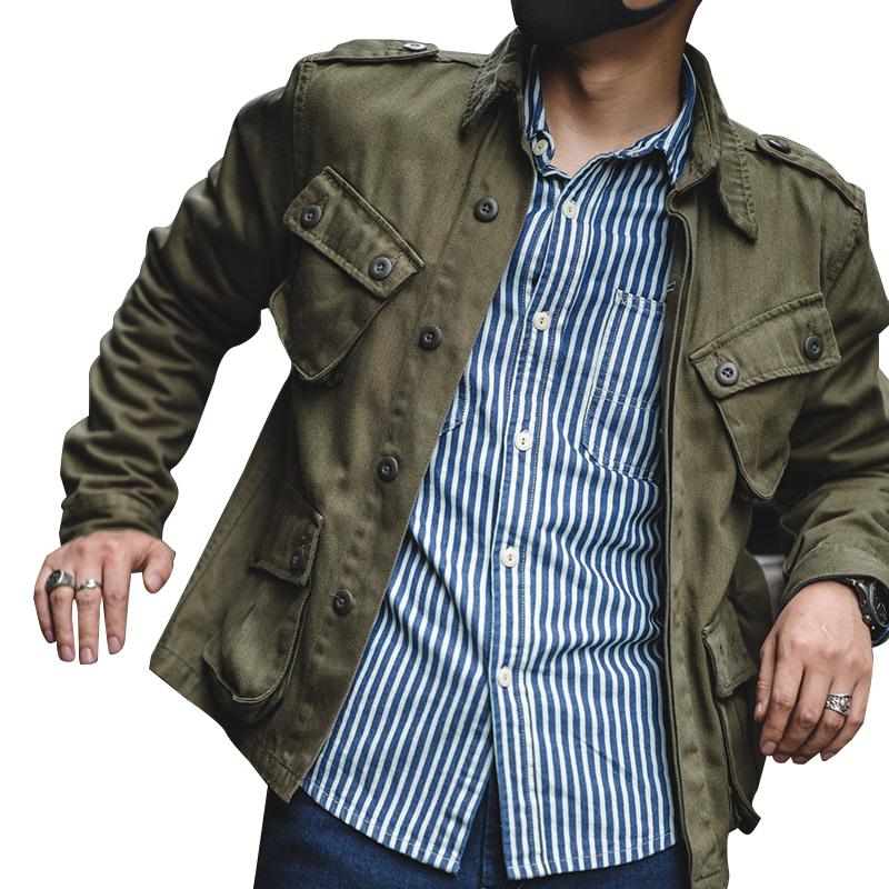 Men’s Vintage Multi Pocket Biker Cargo Jacket Y Men’s Vintage Multi Pocket Biker Cargo Jacket Y