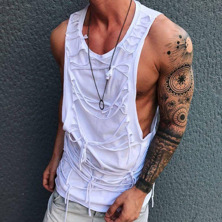 Men’s Casual Crew Neck Tank Top TO Men’s Casual Crew Neck Tank Top TO