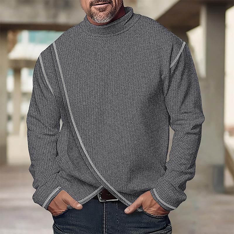 Men’s Turtleneck Long Sleeve Pullover T