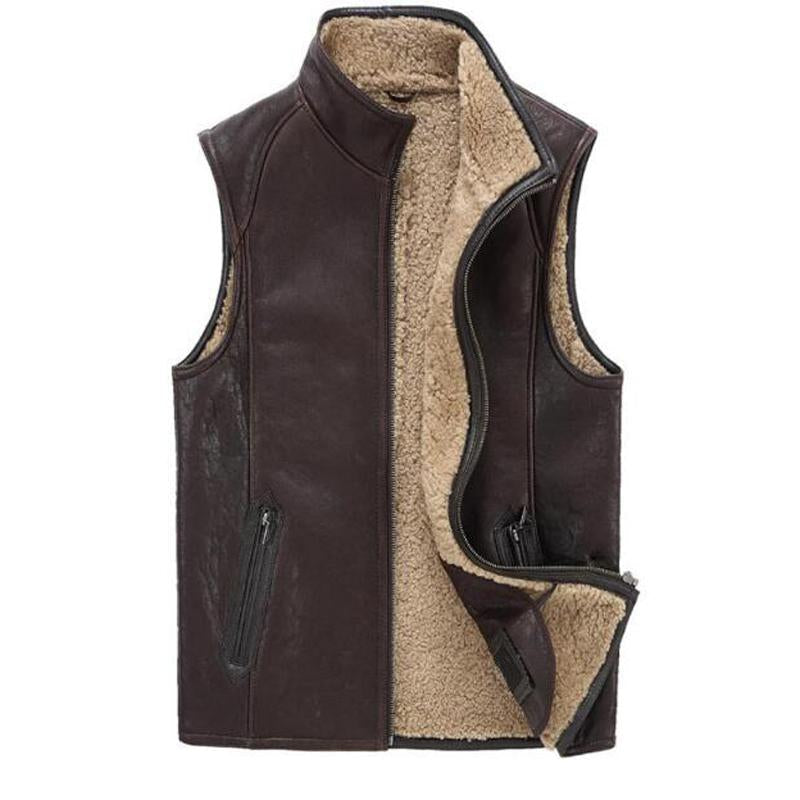 MEN’S SUEDE BROWN VERTICAL POCKET VEST MEN’S SUEDE BROWN VERTICAL POCKET VEST