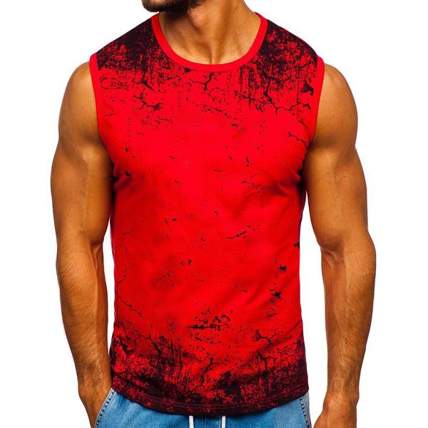 Men’s Printed Sleeveless Tank Top X Men’s Printed Sleeveless Tank Top X