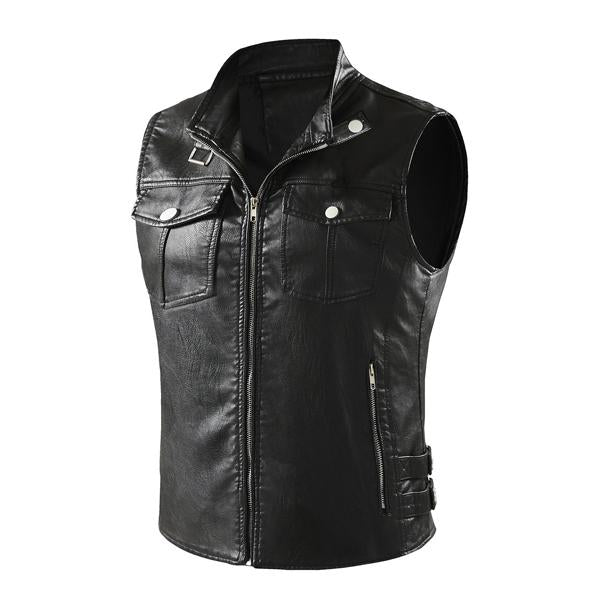 Men’s Vintage Lapel Zip Vest X Men’s Vintage Lapel Zip Vest X