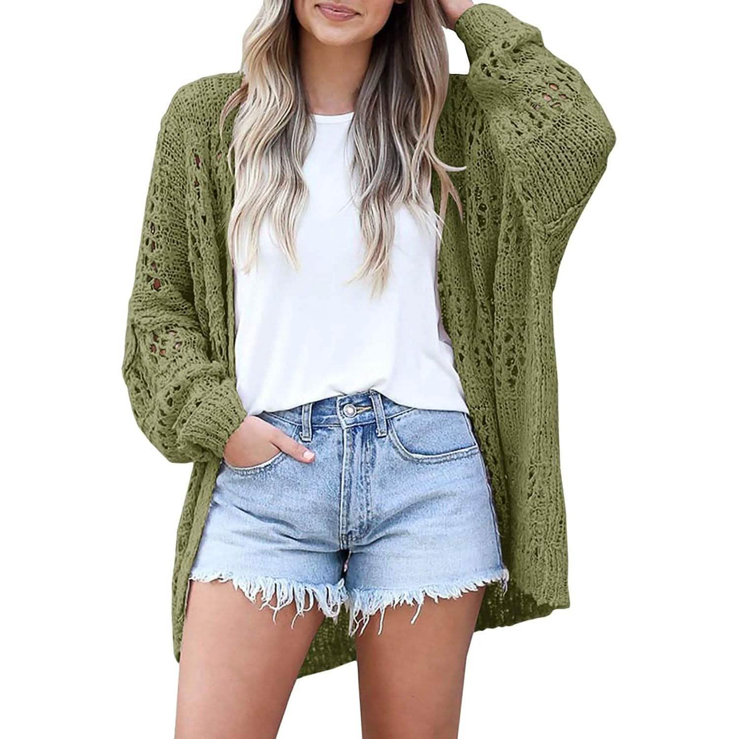 Ladies Crochet Cardigan Sweater Ladies Crochet Cardigan Sweater