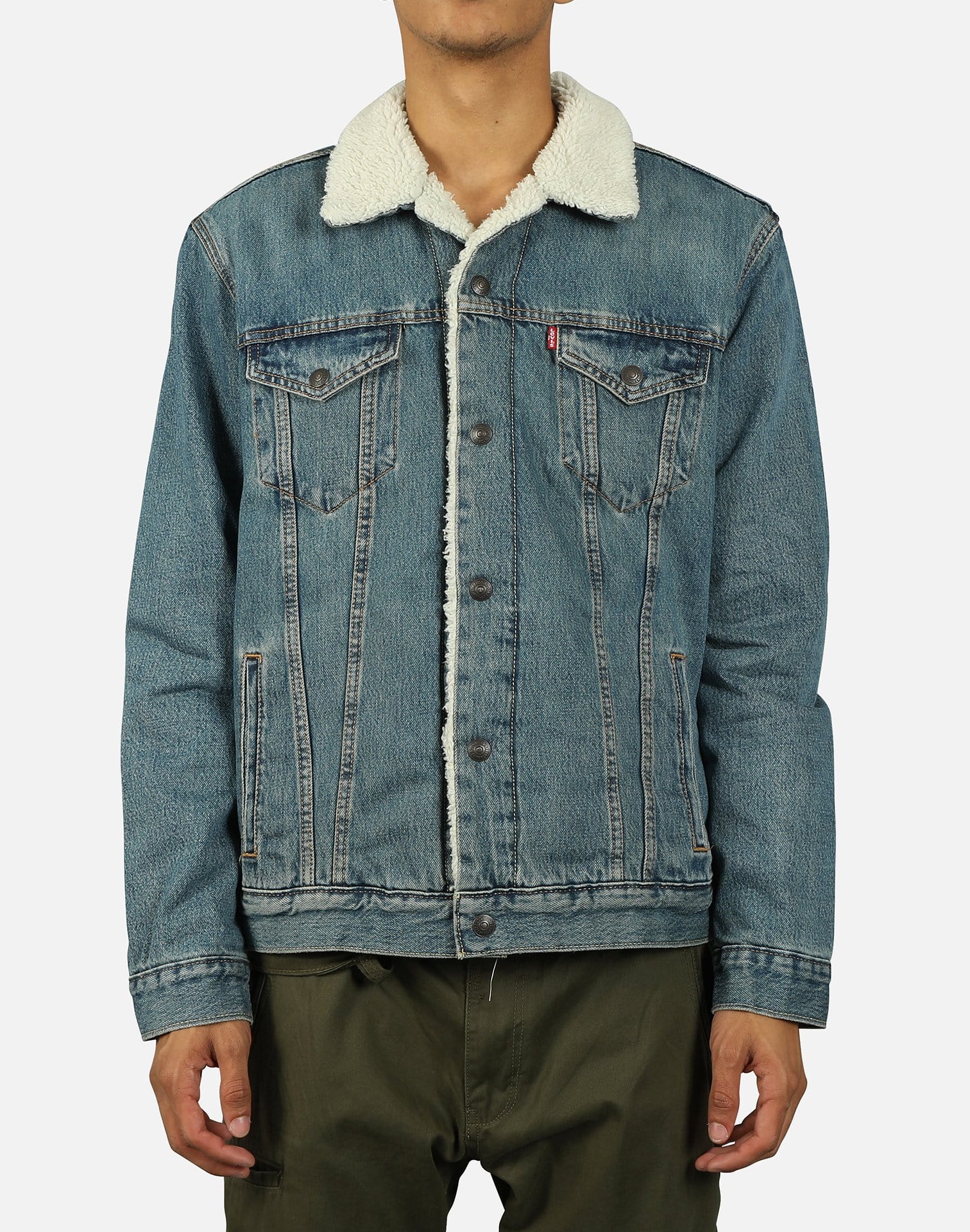 Levi SHERPA TRUCKER DENIM JACKET Levi SHERPA TRUCKER DENIM JACKET