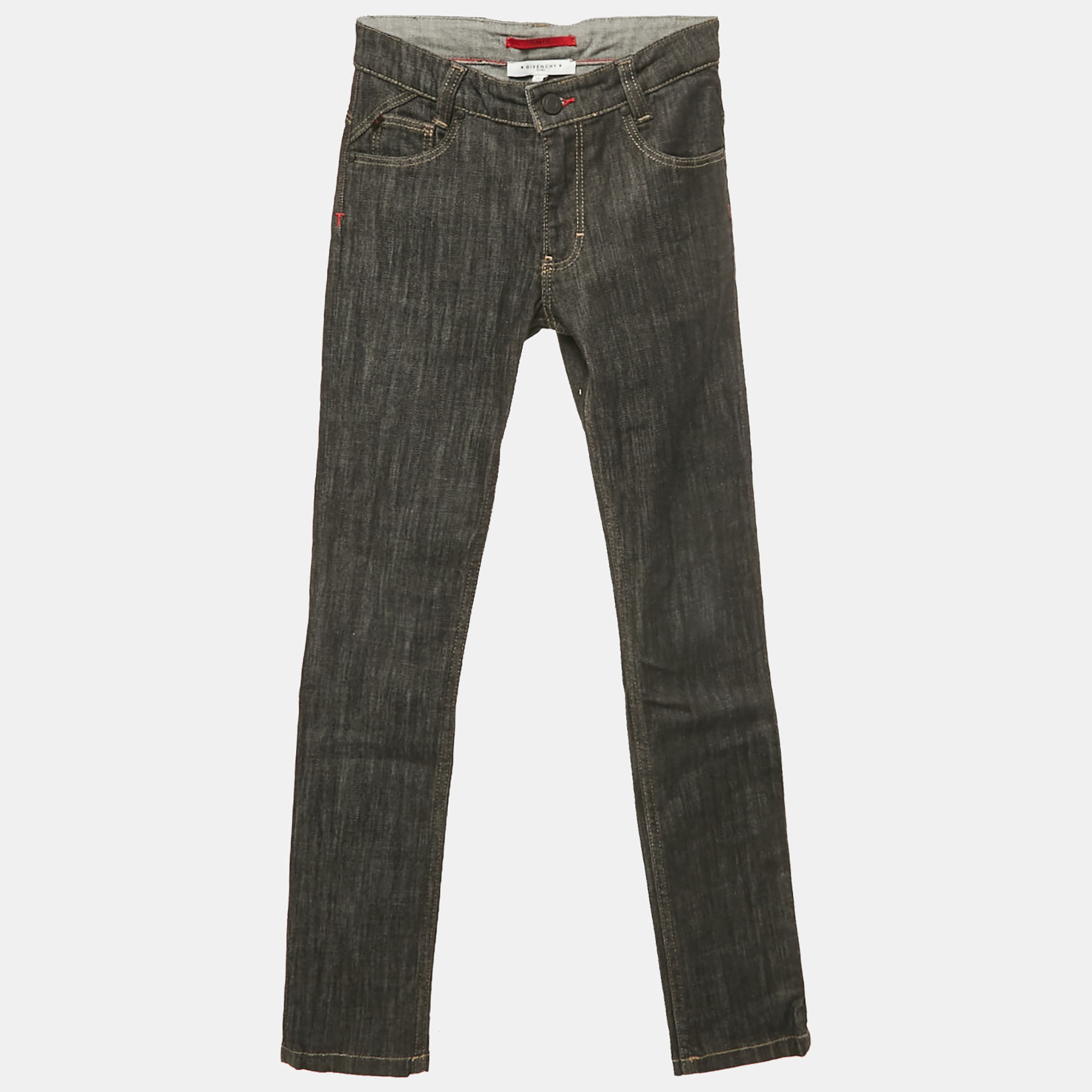 Givenchy Kids Grey Denim Slim Fit Jeans Yrs Waist “