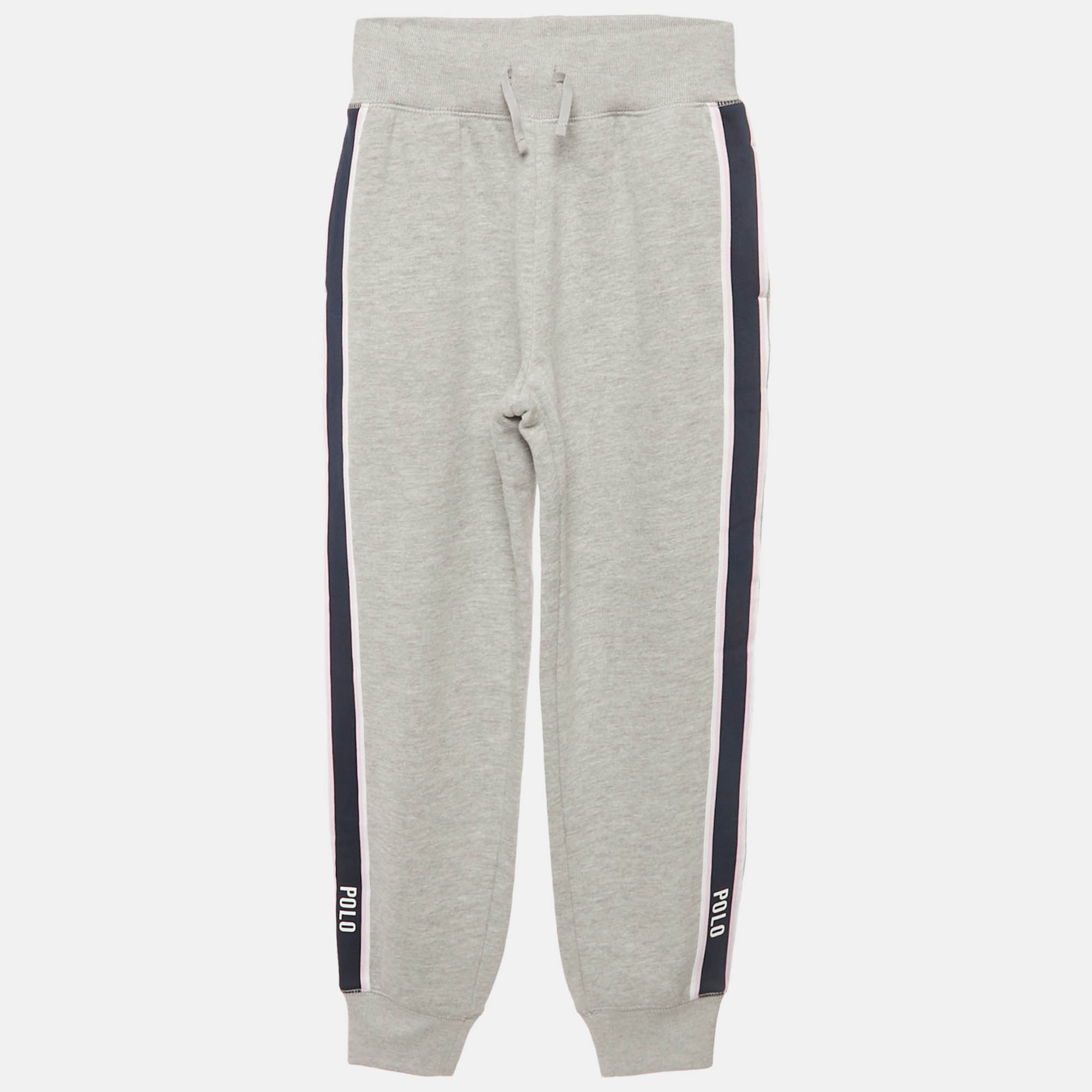 Polo Ralph Lauren Kids Grey Cotton Joggers M-Yrs