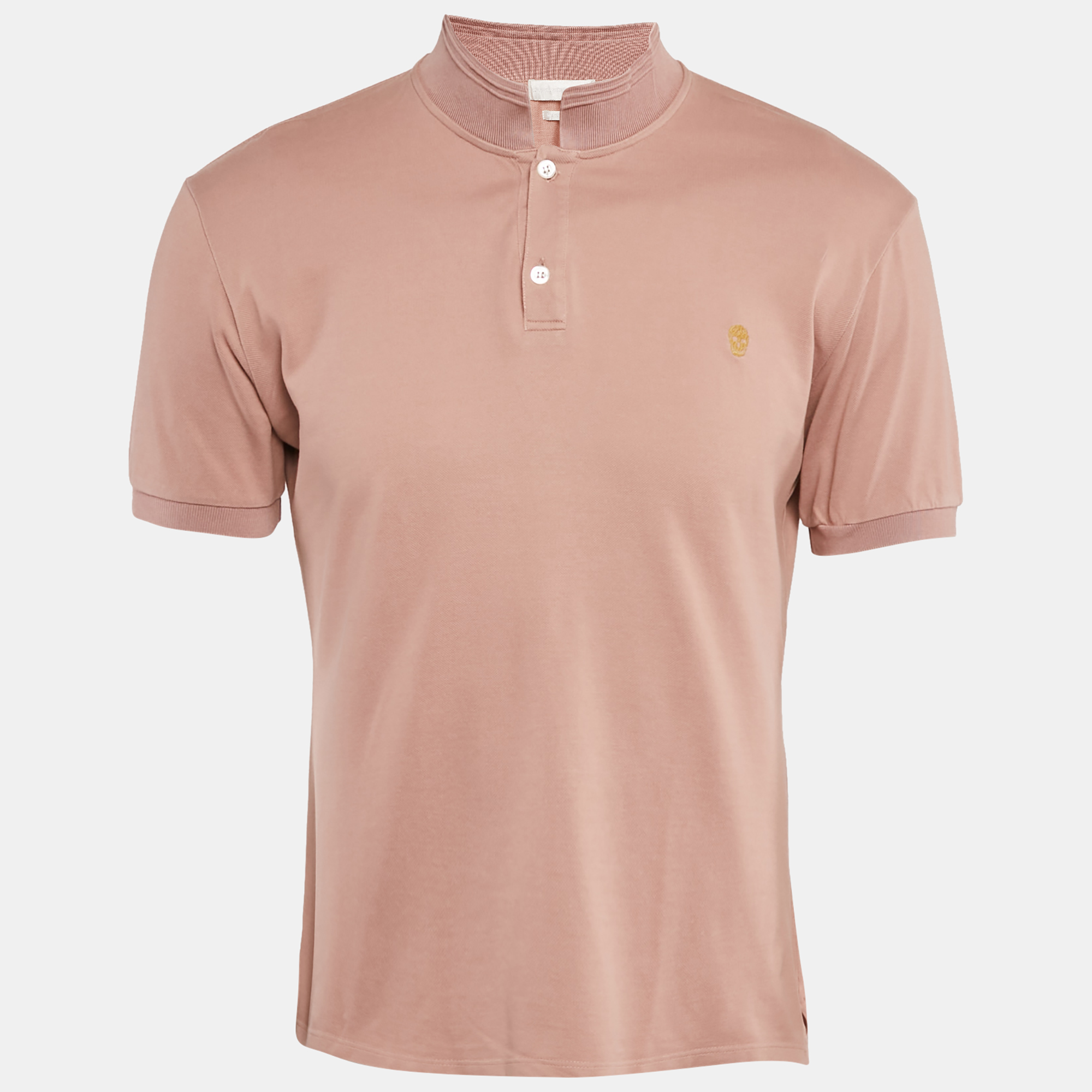 Alexander McQueen Pale Pink Cotton Pique Polo Shirt