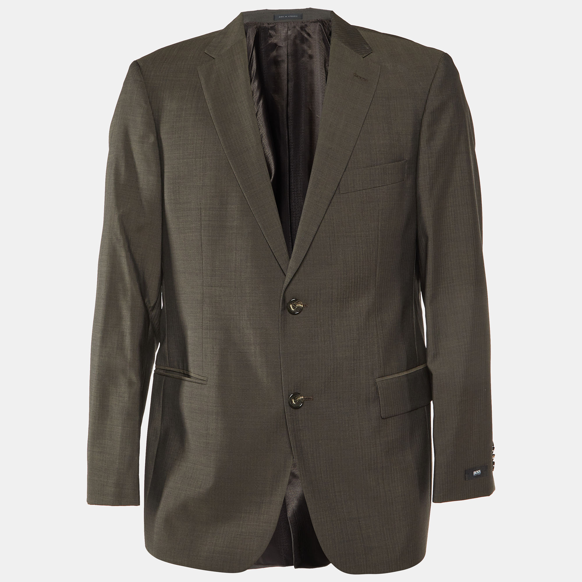 Boss By Hugo Boss Brown Wool Pasini Blazer Boss By Hugo Boss Brown Wool Pasini Blazer