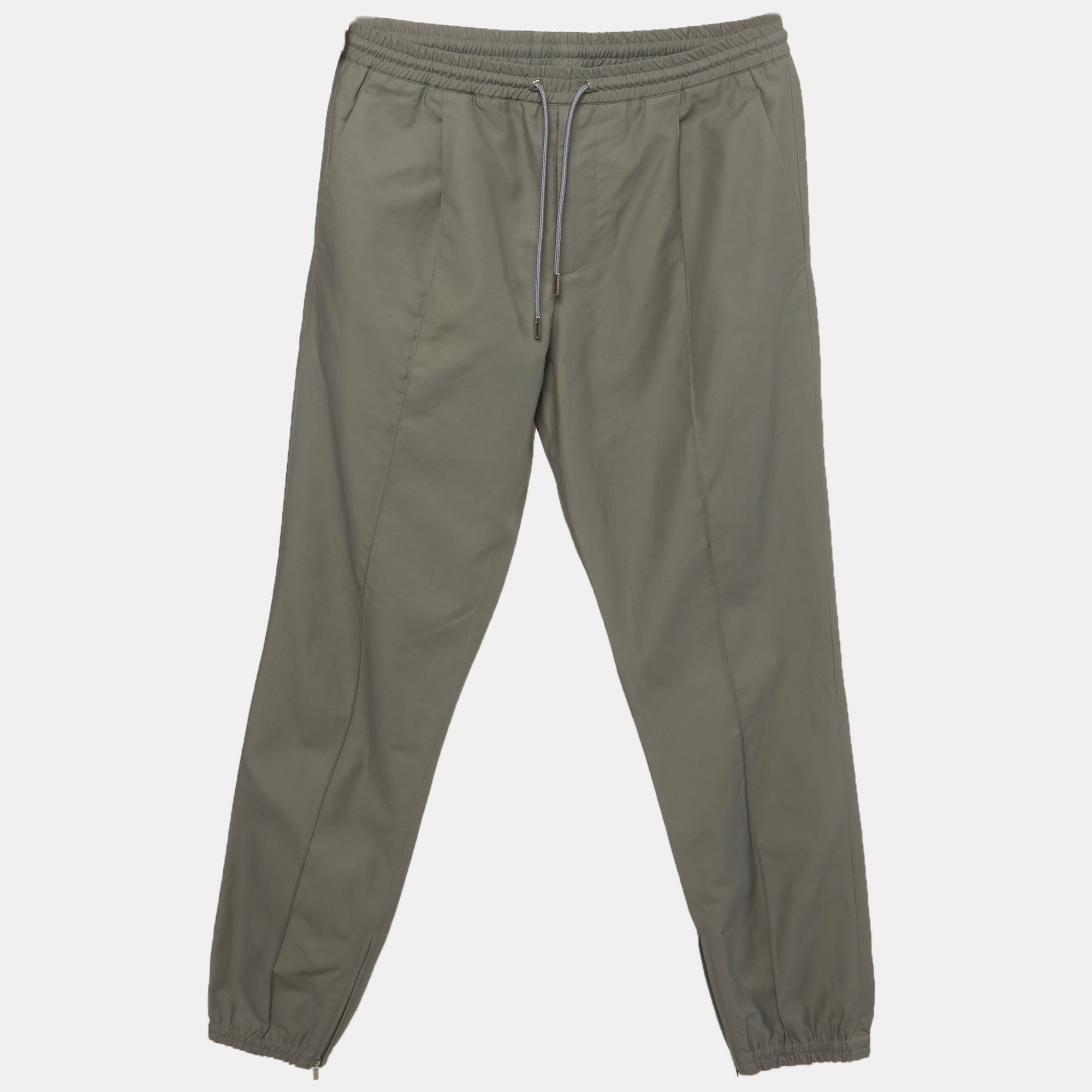 Dior Homme Grey Gabardine Joggers Dior Homme Grey Gabardine Joggers