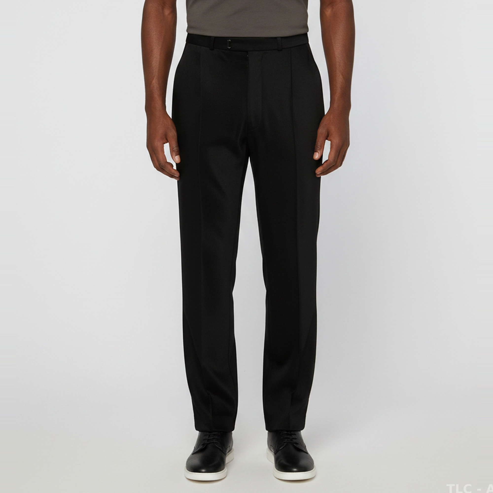 Maison Martin Margiela Black Textured Satin Trousers Maison Martin Margiela Black Textured Satin Trousers