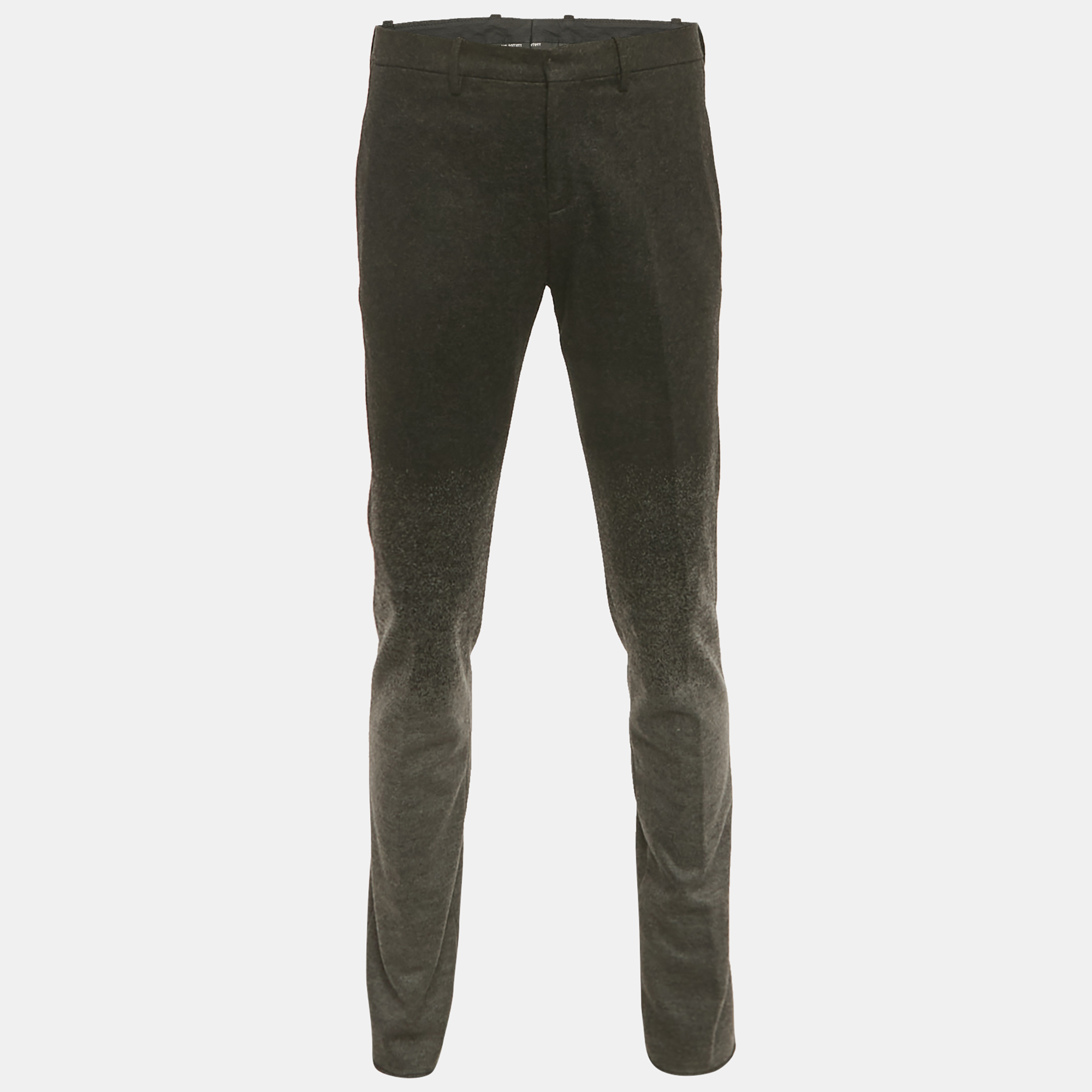 Neil Barrett Black Ombre Wool Skinny Fit Trousers Neil Barrett Black Ombre Wool Skinny Fit Trousers