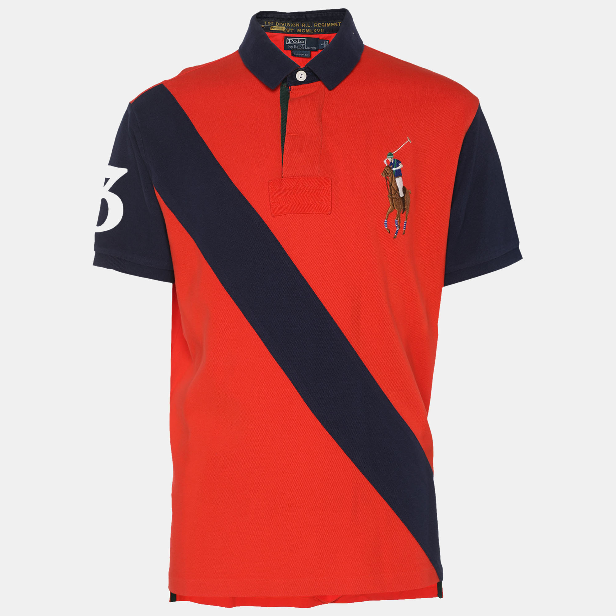 Polo Ralph Lauren Orange Cotton Pique Polo Shirt Polo Ralph Lauren Orange Cotton Pique Polo Shirt