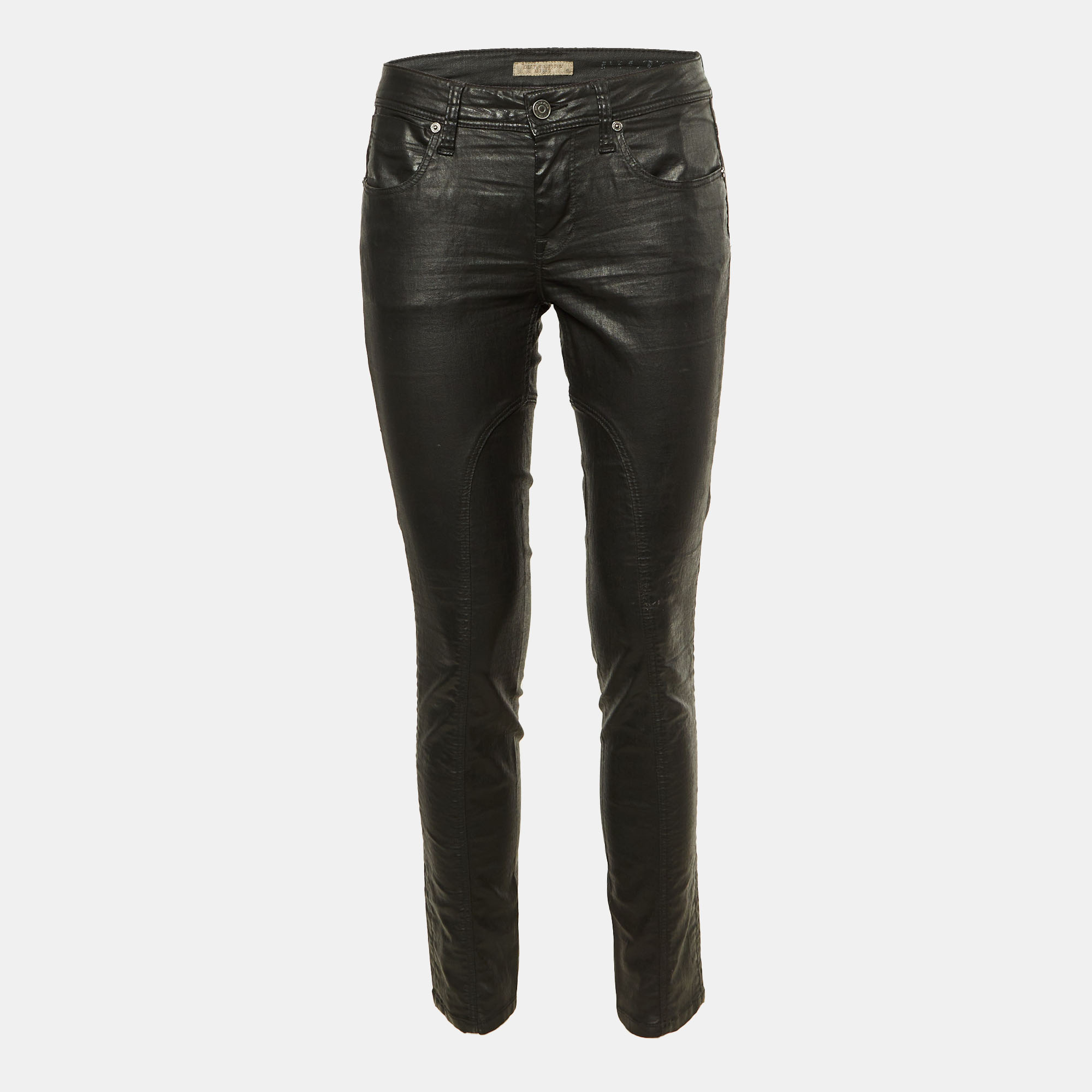 Burberry Brit Black Coated Denim Skinny Leg Jeans MWaist “ Burberry Brit Black Coated Denim Skinny Leg Jeans MWaist “