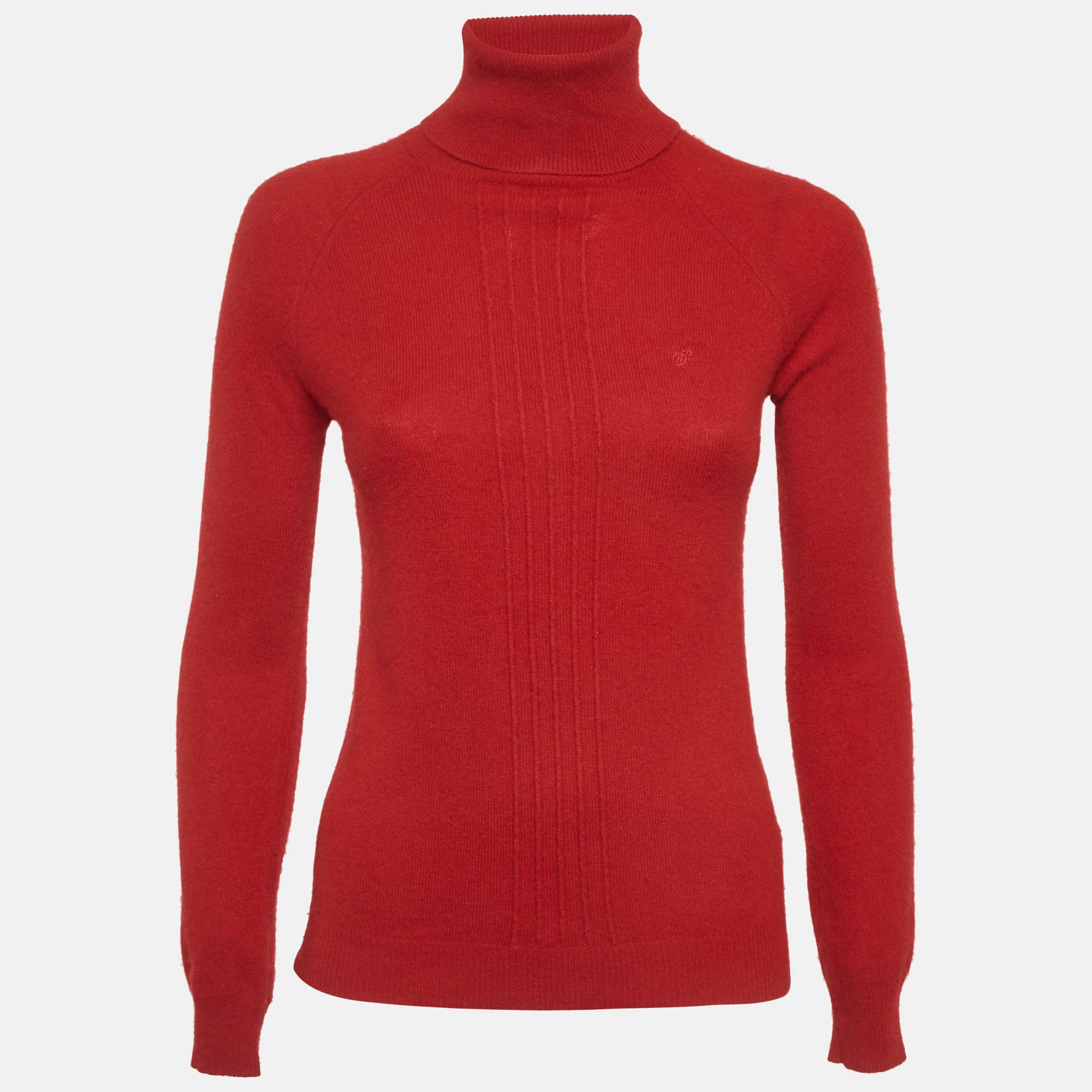 Dsquared Red Cashmere Turtleneck Sweater