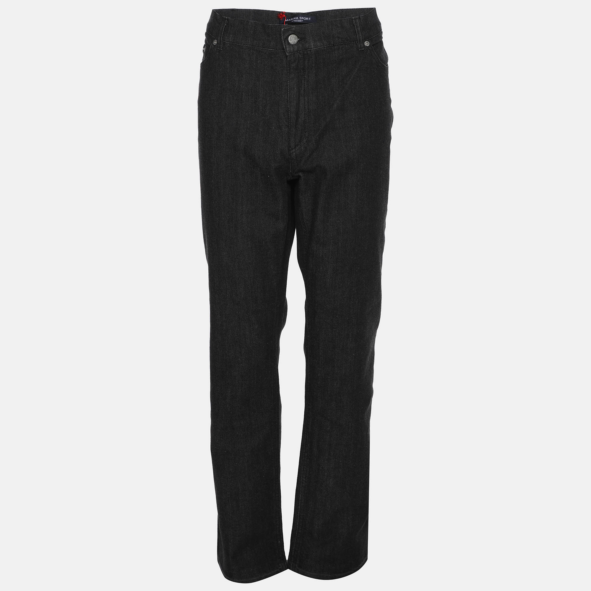 Marina Sport by Marina Rinaldi Dark Grey Denim Stretch Jeans