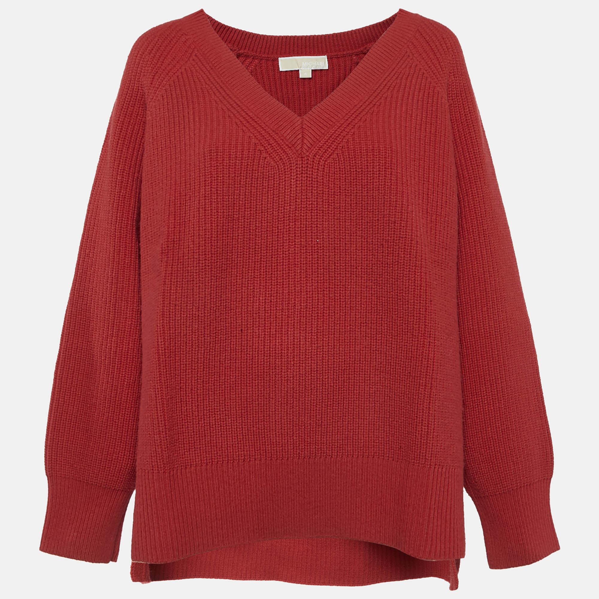 MICHAEL Michael Kors Red Rib Knit Jumper