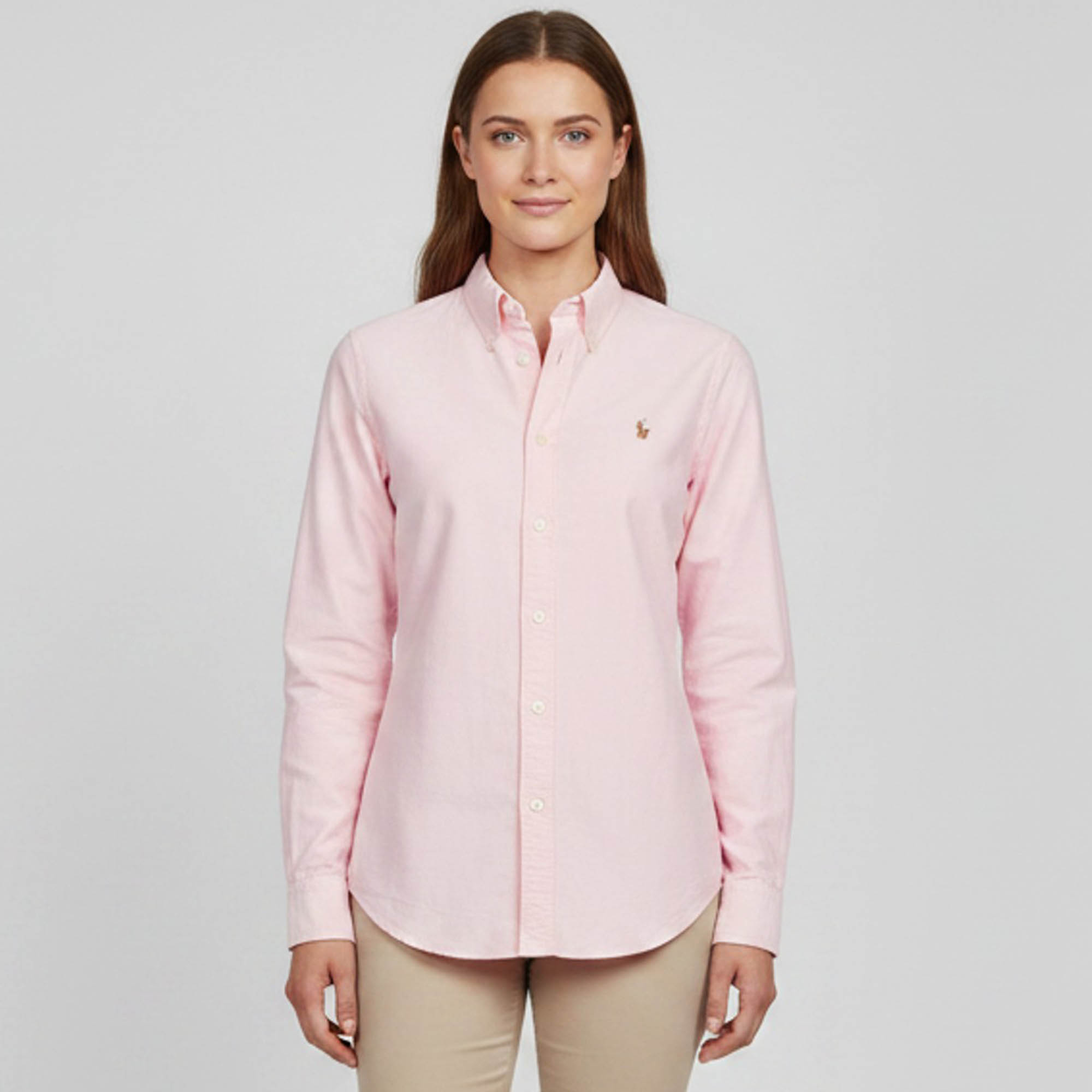 Ralph Lauren Pink Oxford Cotton Slim Fit Shirt Ralph Lauren Pink Oxford Cotton Slim Fit Shirt