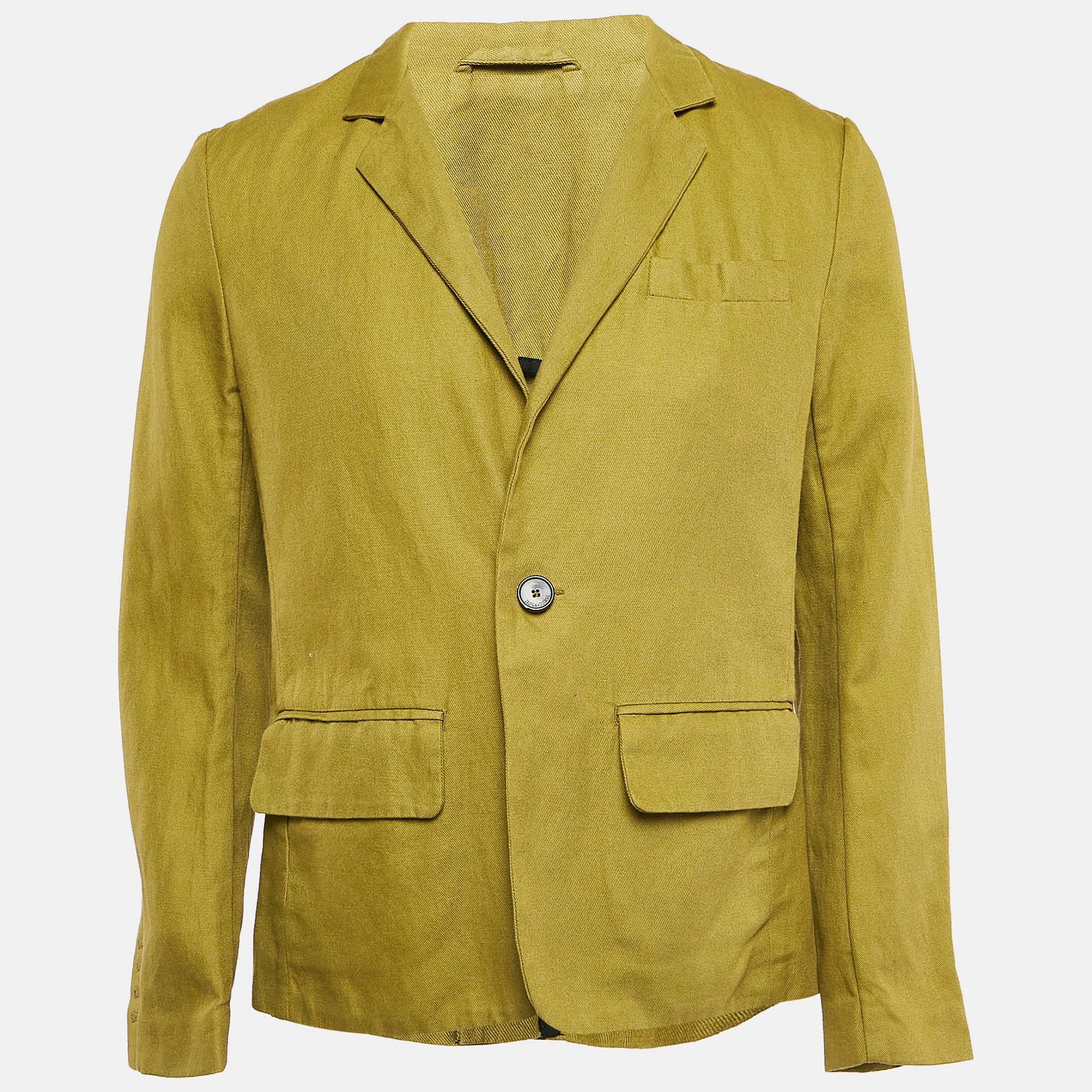 Zadig & Voltaire Green Cotton Drill Veryh Officer Blazer Zadig & Voltaire Green Cotton Drill Veryh Officer Blazer