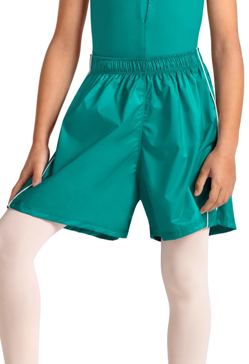 Mirella Kids Ripstop Dance Shorts – Caribbean – – M